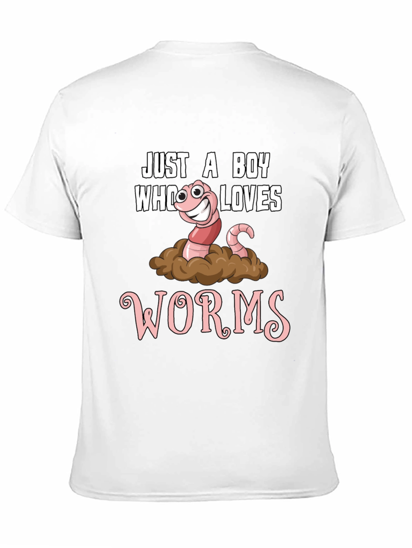 Just a Boy Who Loves Worms Graphic Tee