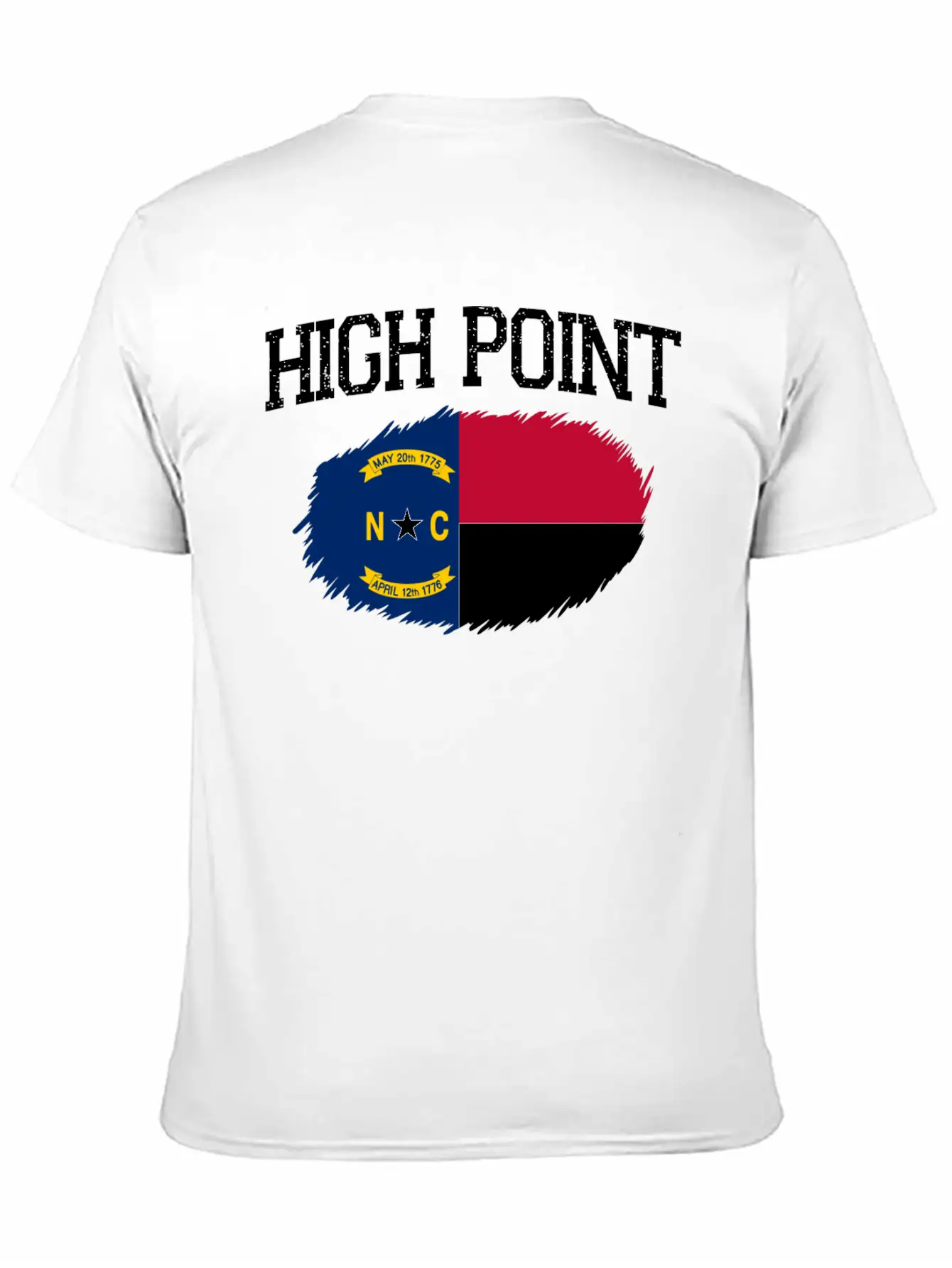 High Point Nc North Carolina Flag Vintage Sports M Essential Cotton Tee For Daily Outfits – Unisex Style