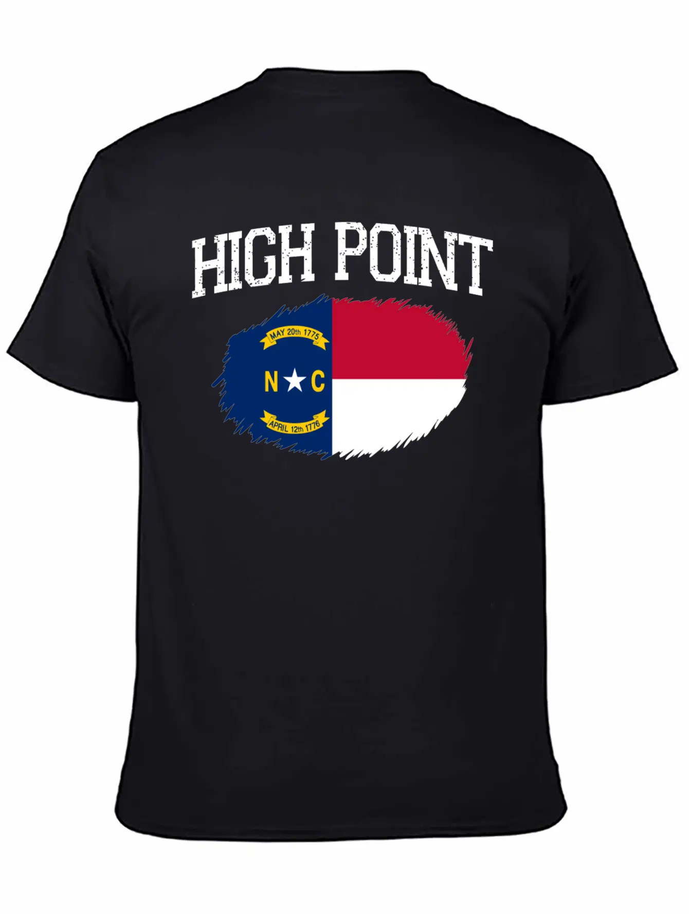 High Point Nc North Carolina Flag Vintage Sports M Essential Cotton Tee For Daily Outfits – Unisex Style