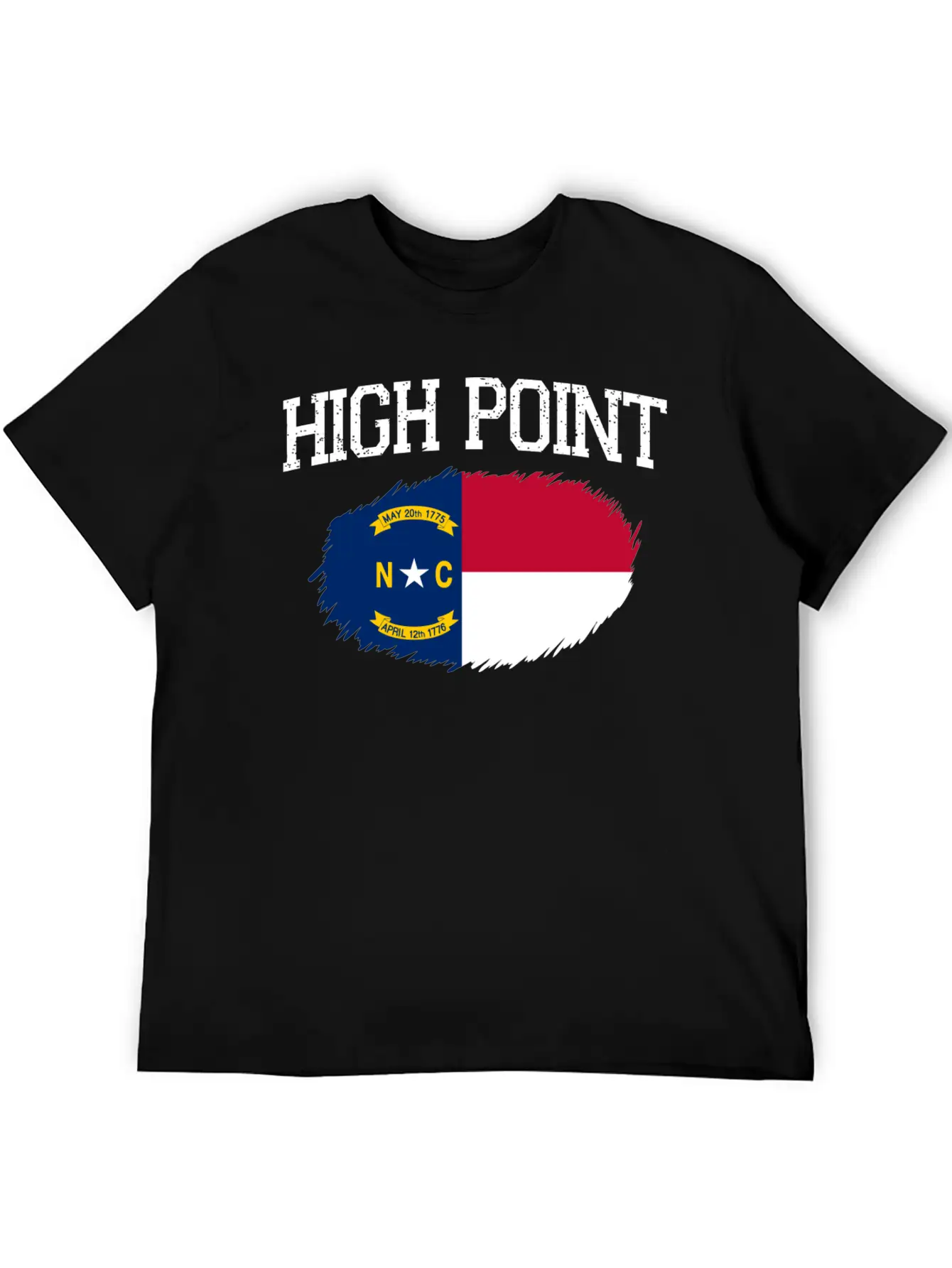 High Point Nc North Carolina Flag Vintage Sports M Essential Cotton Tee For Daily Outfits – Unisex Style
