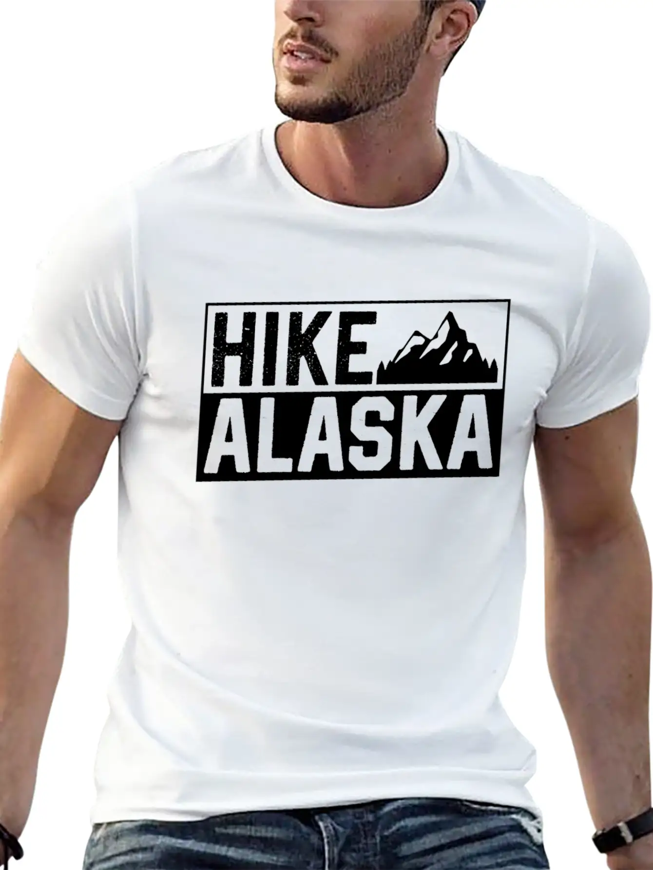 Hike Alaska Nature Hiking Hiker Unisex Casual T-Shirt – Clean Design For Daily Comfort
