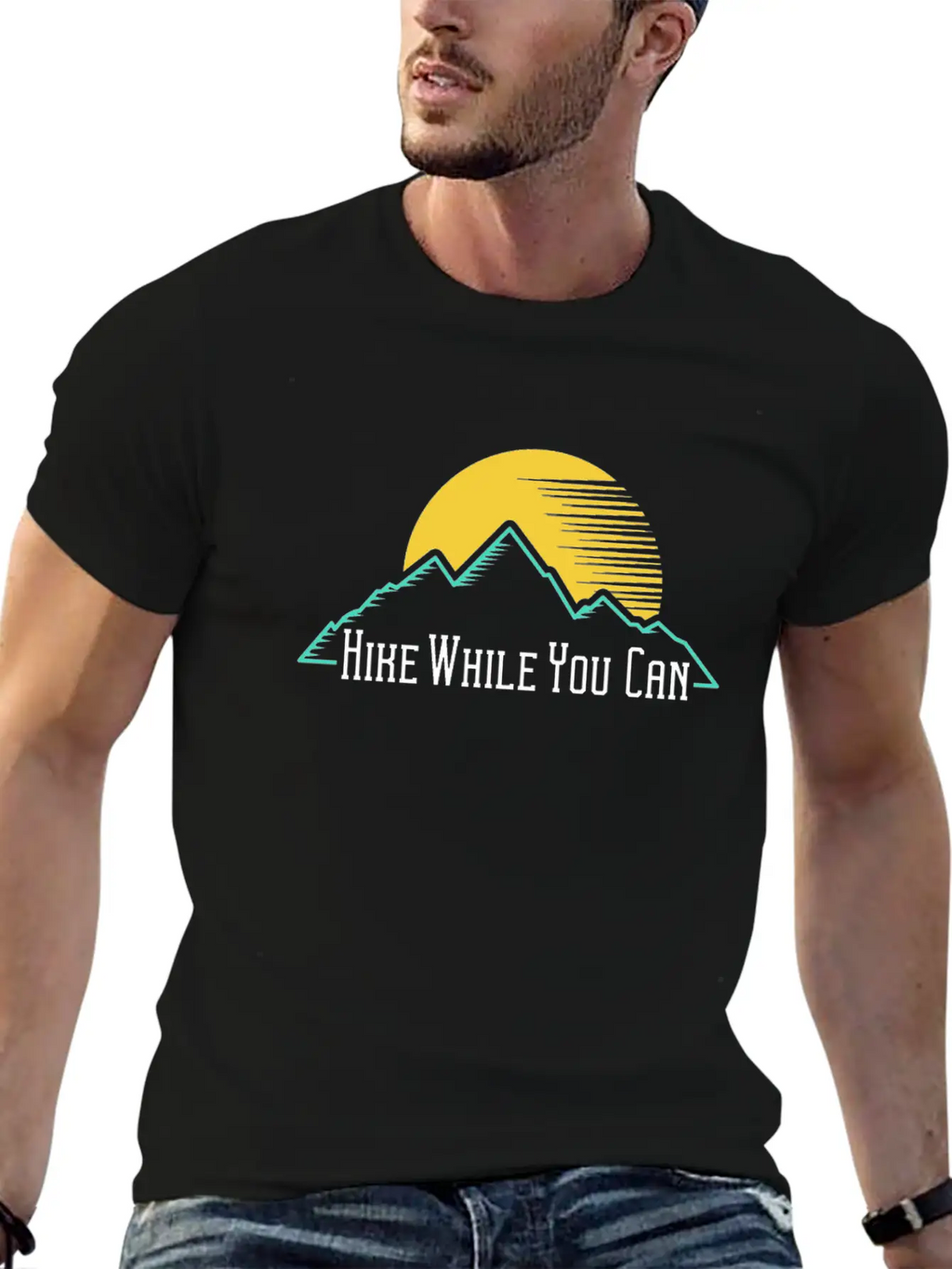 Hiking Classic Cotton Tee – Unisex Comfort For Any Season