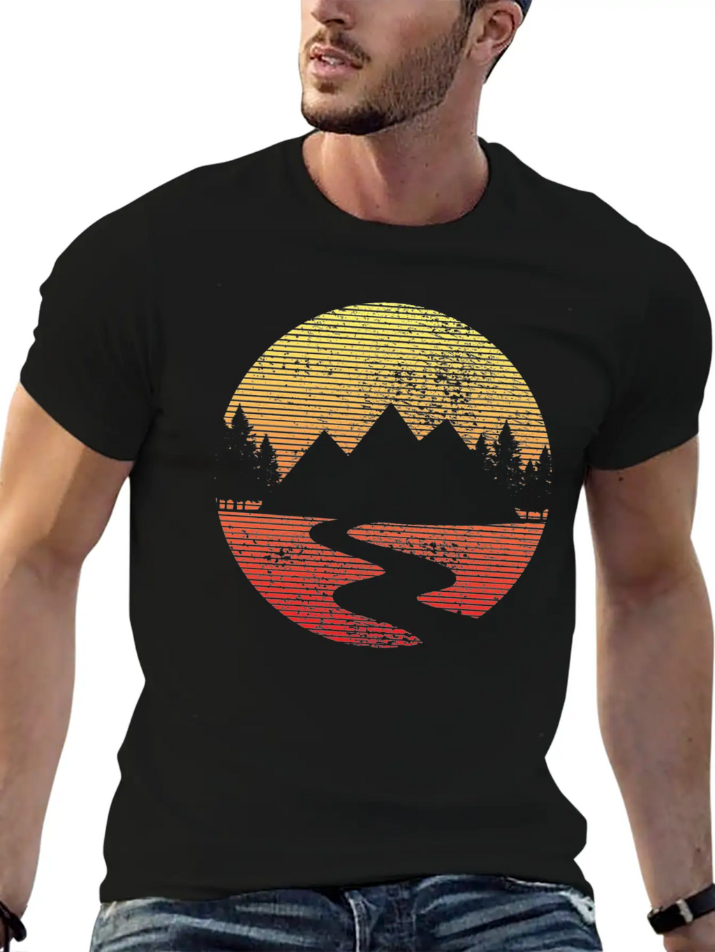Hiking Essential Unisex Summer Tee – Soft Cotton Casual Fit