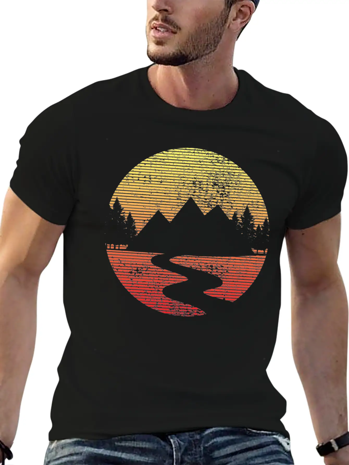 Hiking Essential Unisex Summer Tee – Soft Cotton Casual Fit