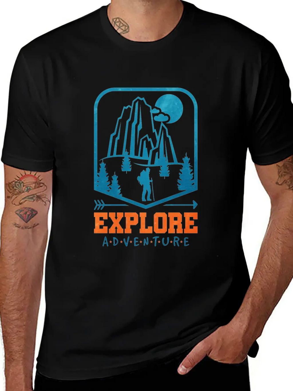 Hiking Funny Hiking Gift Breathable Soft Cotton T-Shirt – Timeless Casual Look