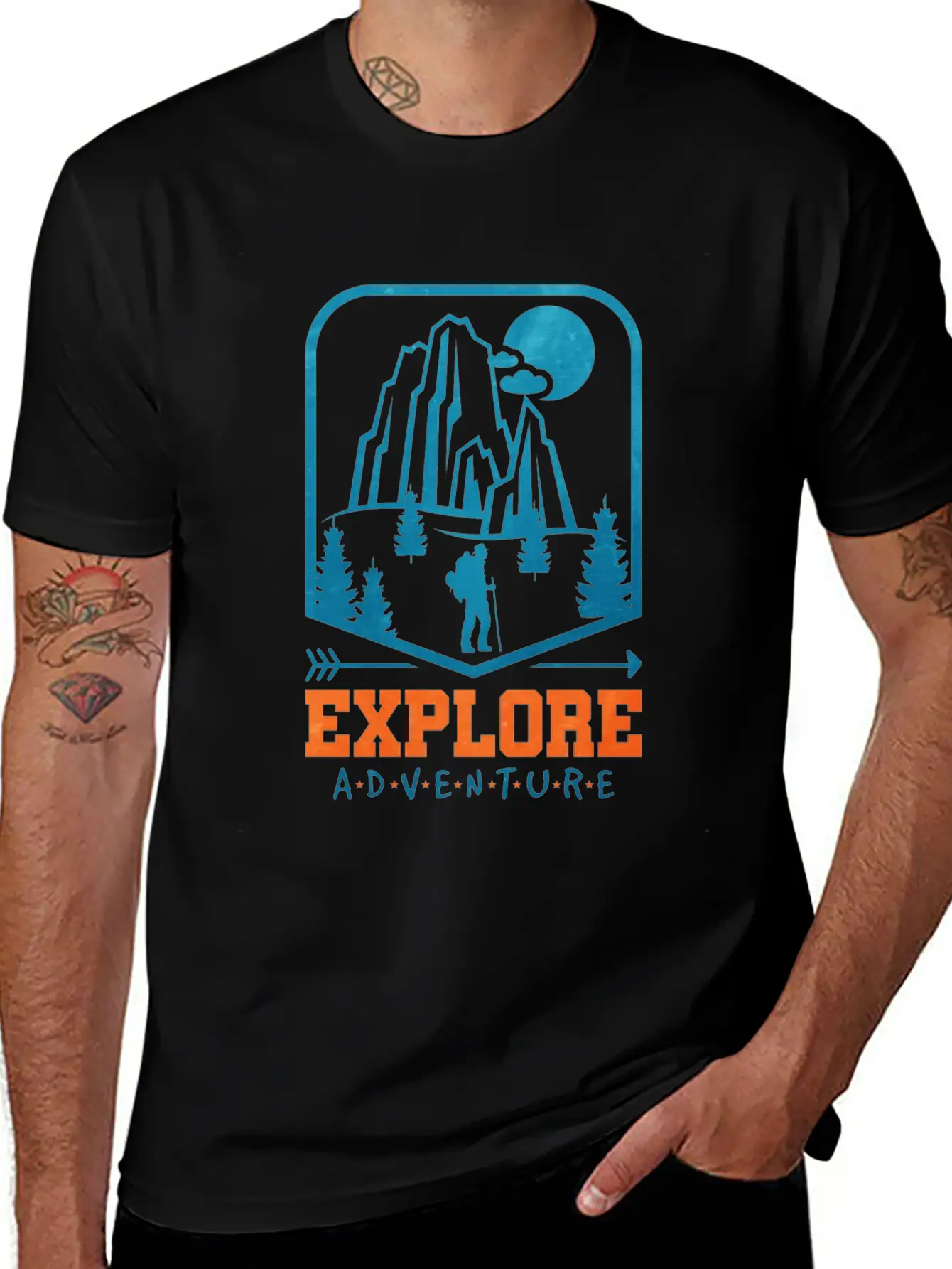 Hiking Funny Hiking Gift Breathable Soft Cotton T-Shirt – Timeless Casual Look