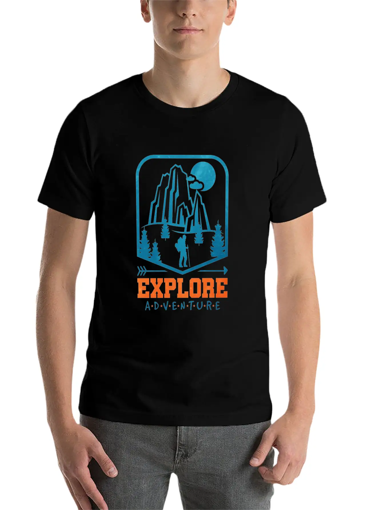 Hiking Funny Hiking Gift Breathable Soft Cotton T-Shirt – Timeless Casual Look