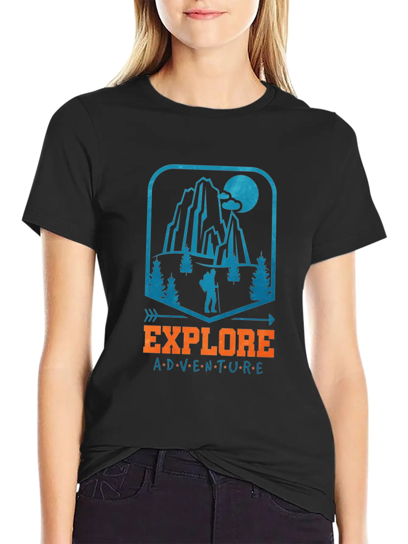 Hiking Funny Hiking Gift Breathable Soft Cotton T-Shirt – Timeless Casual Look