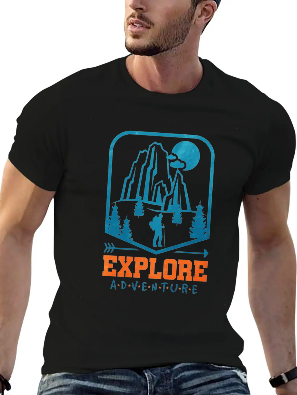 Hiking Funny Hiking Gift Breathable Soft Cotton T-Shirt – Timeless Casual Look