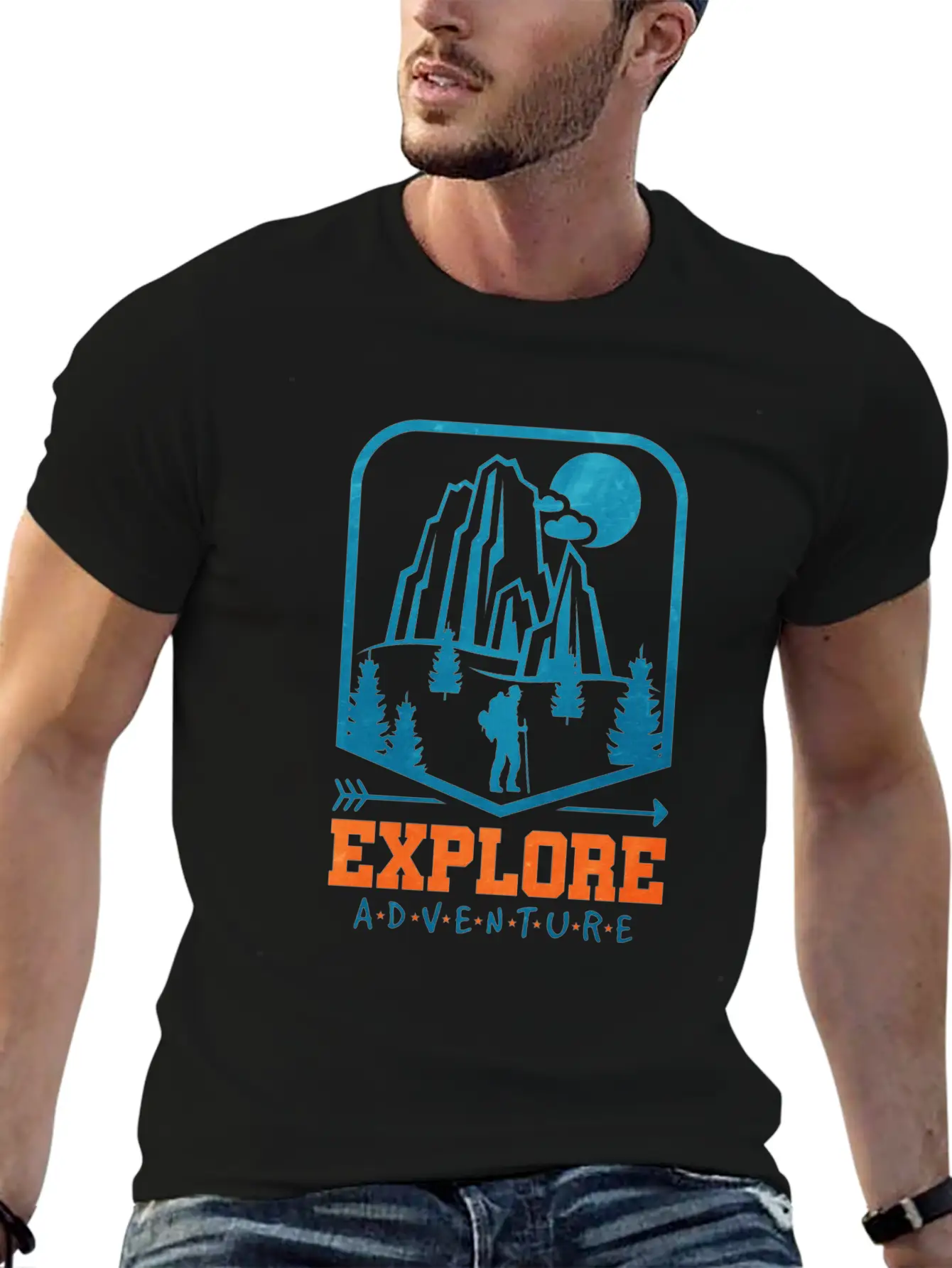 Hiking Funny Hiking Gift Breathable Soft Cotton T-Shirt – Timeless Casual Look