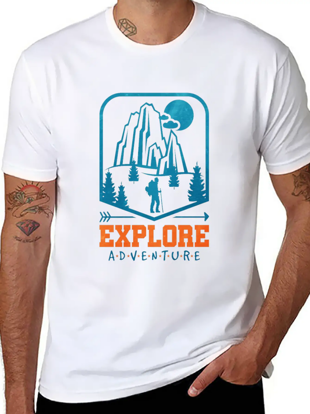 Hiking Funny Hiking Gift Breathable Soft Cotton T-Shirt – Timeless Casual Look
