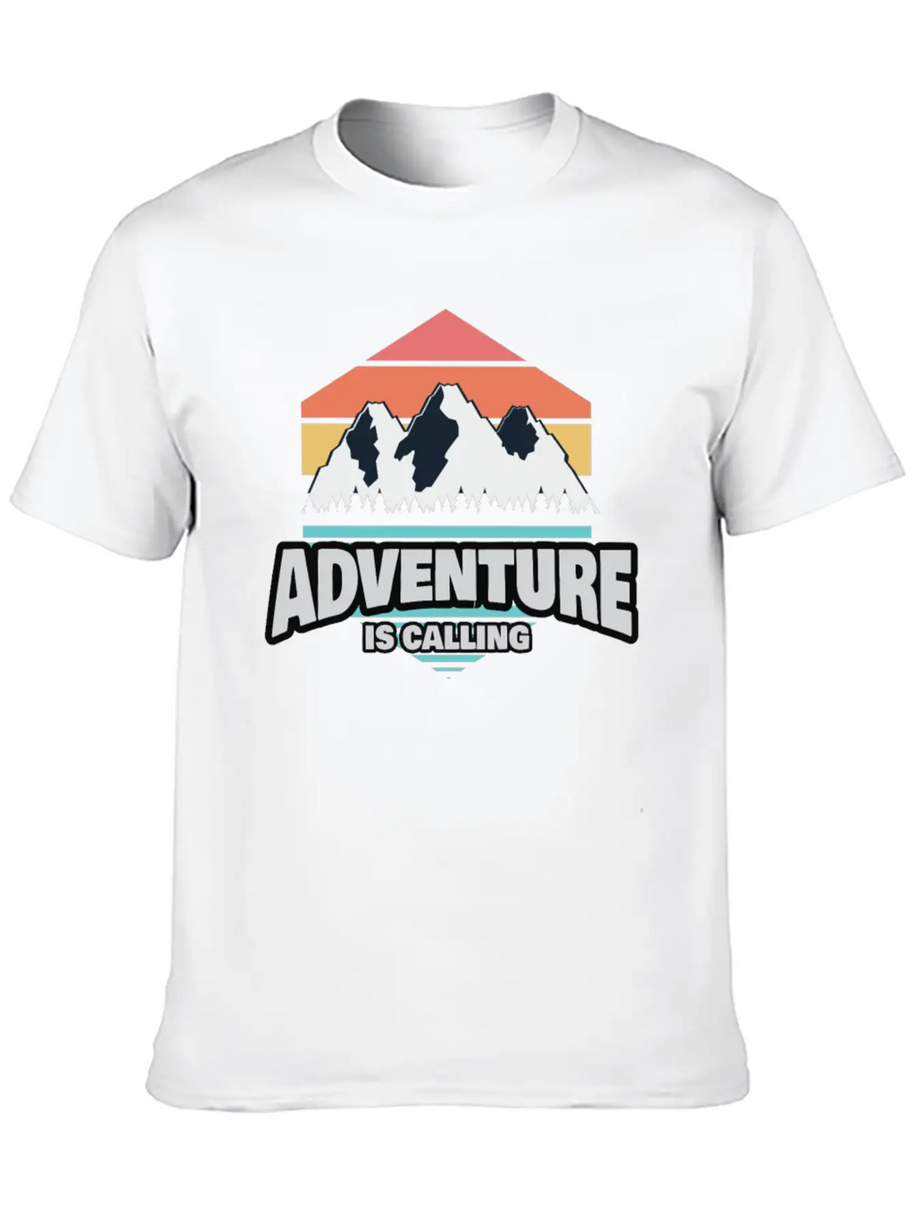 Hiking Hiking Mountain Trail Mountains Peaks Breathable Soft Cotton T-Shirt – Timeless Casual Look