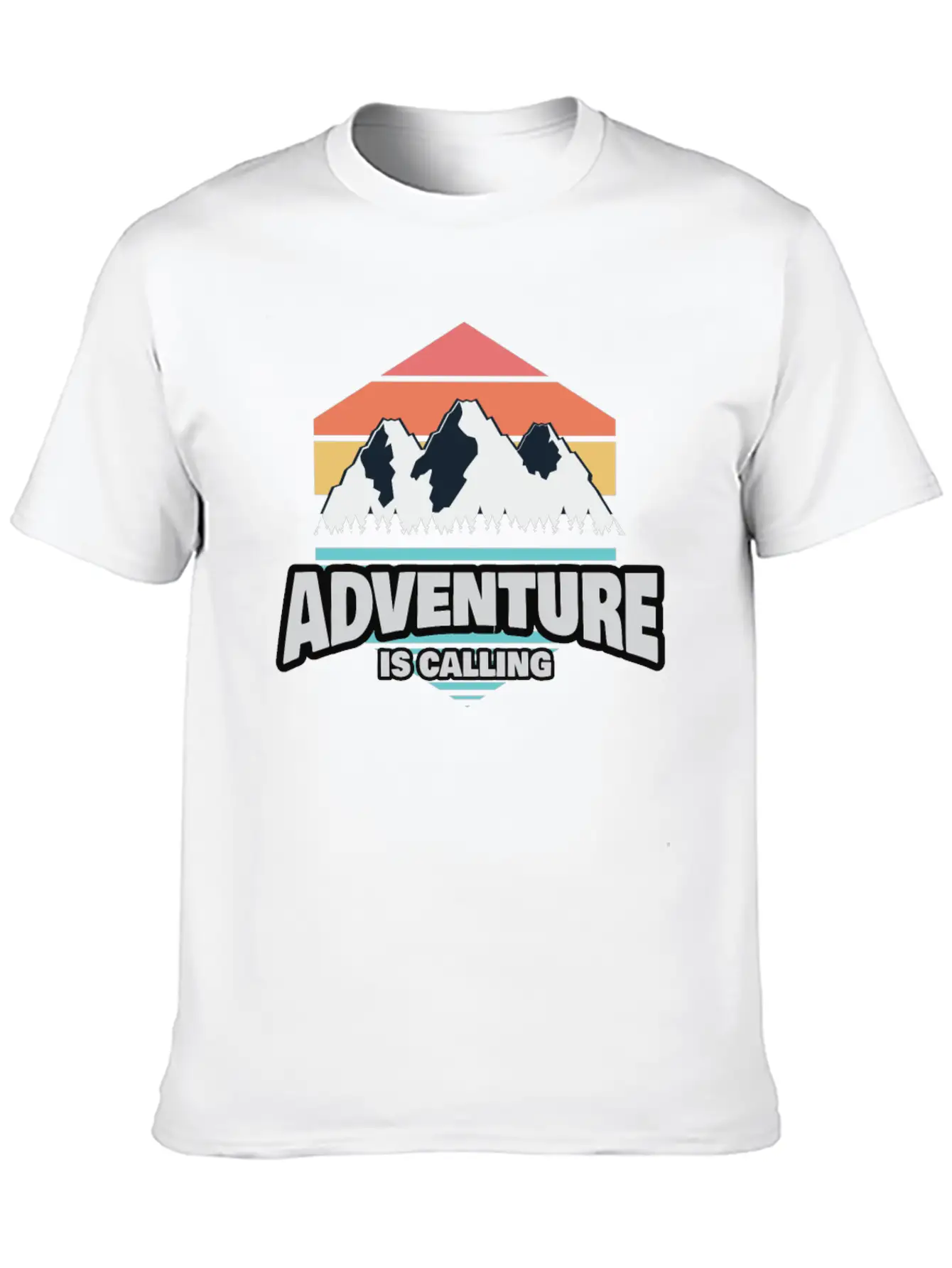 Hiking Hiking Mountain Trail Mountains Peaks Breathable Soft Cotton T-Shirt – Timeless Casual Look
