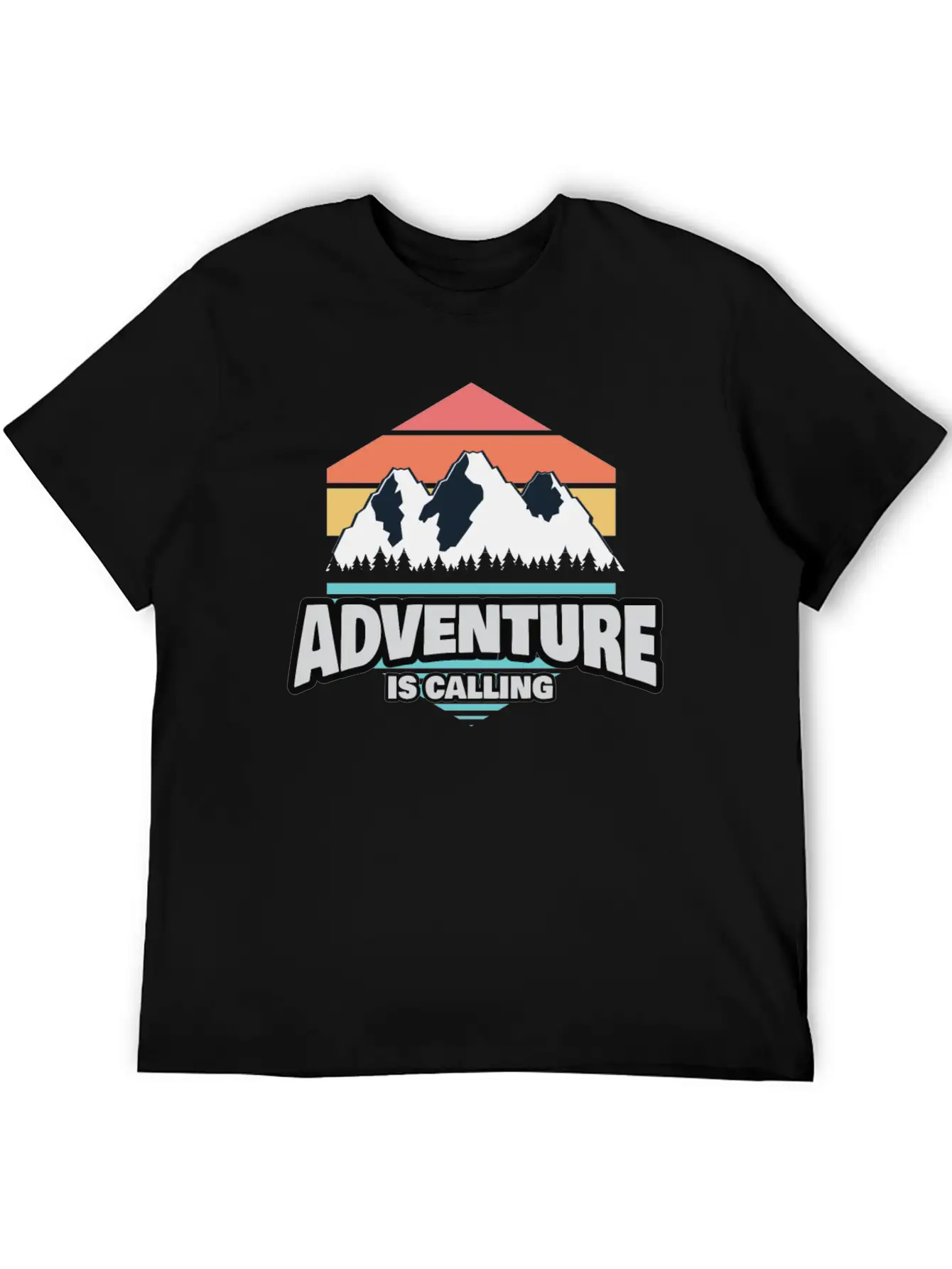 Hiking Hiking Mountain Trail Mountains Peaks Breathable Soft Cotton T-Shirt – Timeless Casual Look