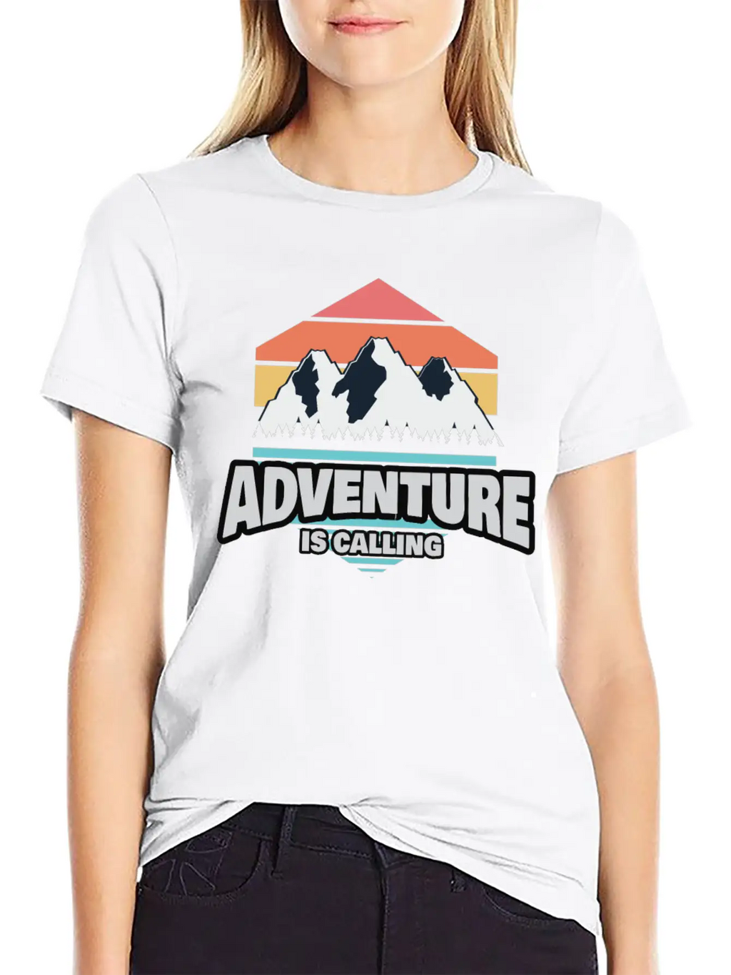 Hiking Hiking Mountain Trail Mountains Peaks Classic Cotton Tee – Unisex Comfort For Any Season