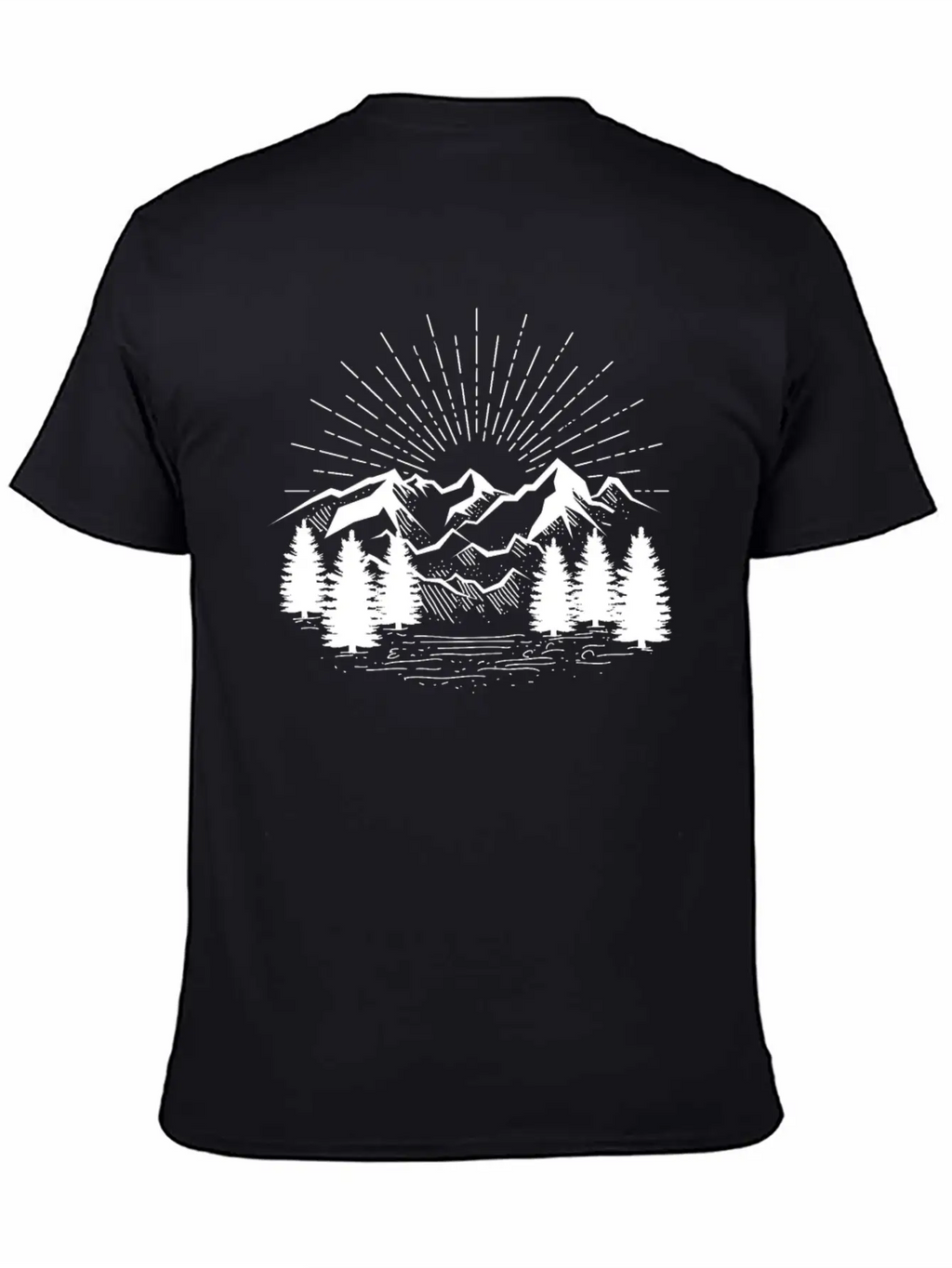 Hiking Hiking Mountain Trail Mountains Peaks Stylish Everyday T-Shirt – Unisex Basic Cotton Tee