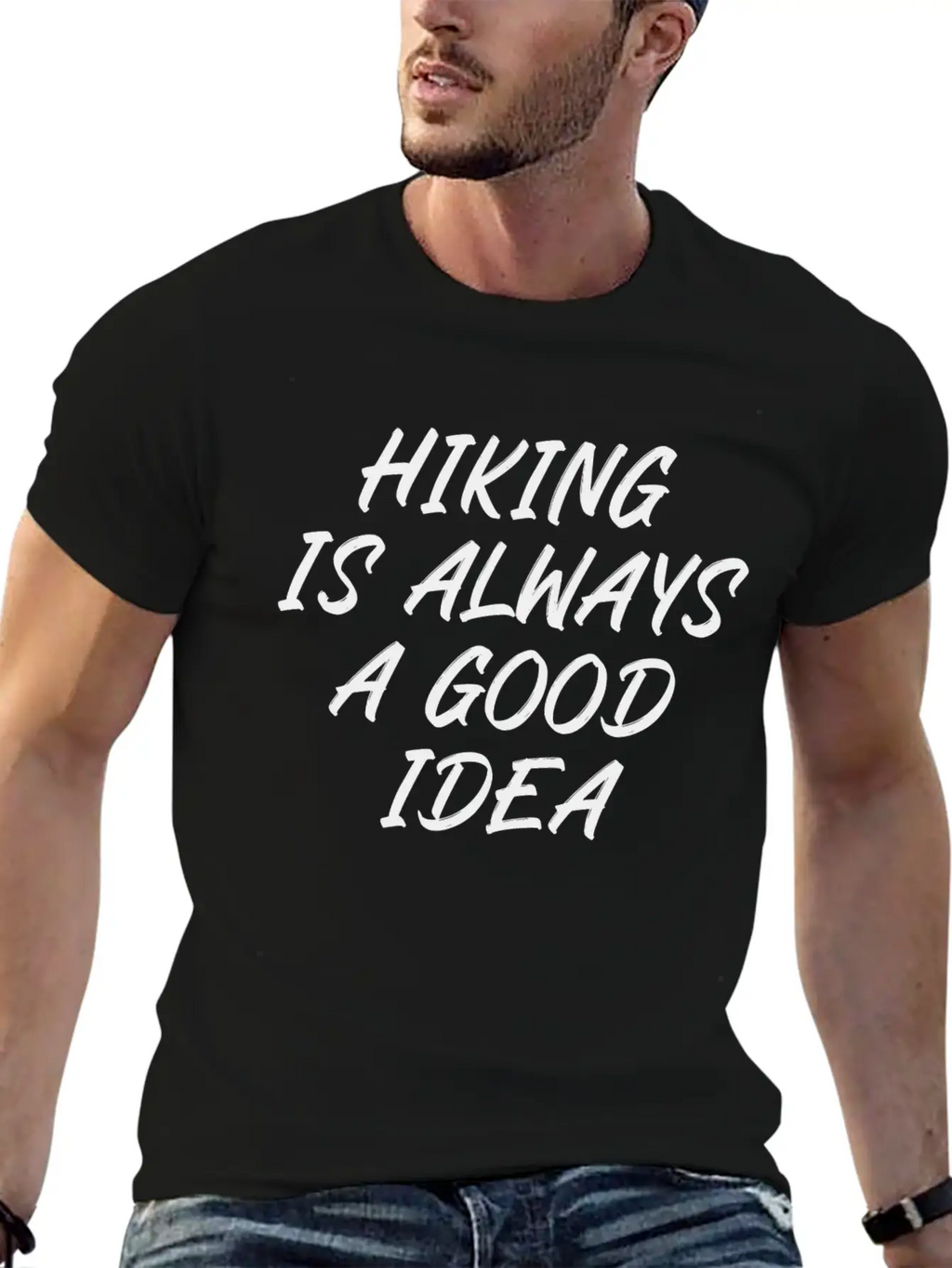 Hiking Is Always A Good Idea Timeless Short Sleeve Tee – Comfy And Minimalist Design