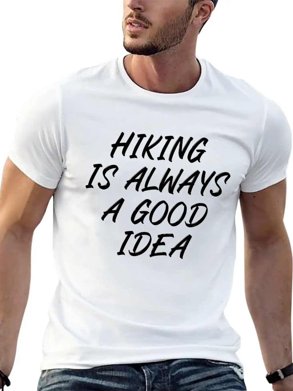 Hiking Is Always A Good Idea Timeless Short Sleeve Tee – Comfy And Minimalist Design