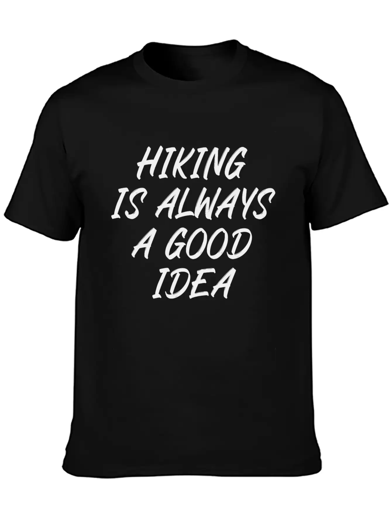 Hiking Is Always A Good Idea Timeless Short Sleeve Tee – Comfy And Minimalist Design