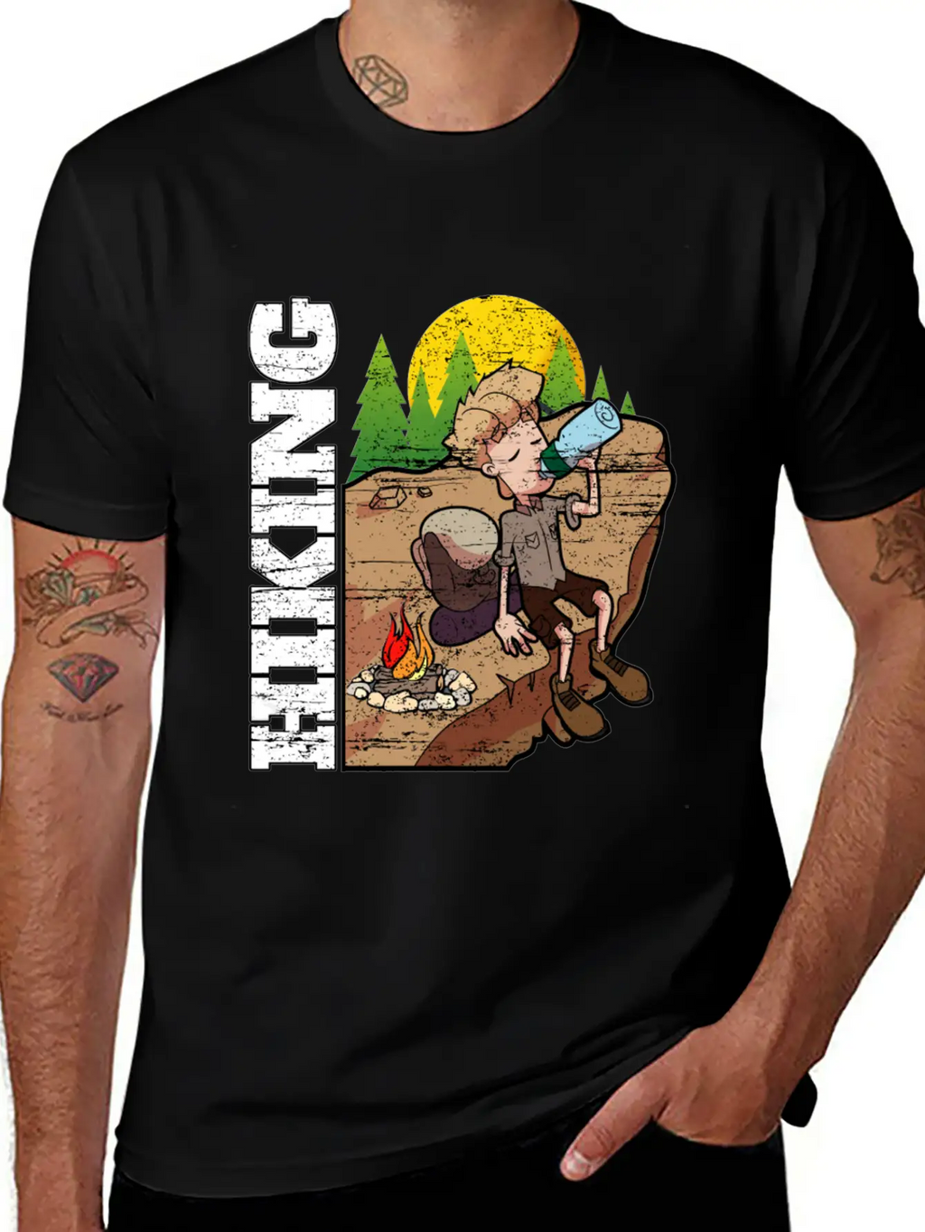 Hiking Timeless Short Sleeve Tee – Comfy And Minimalist Design