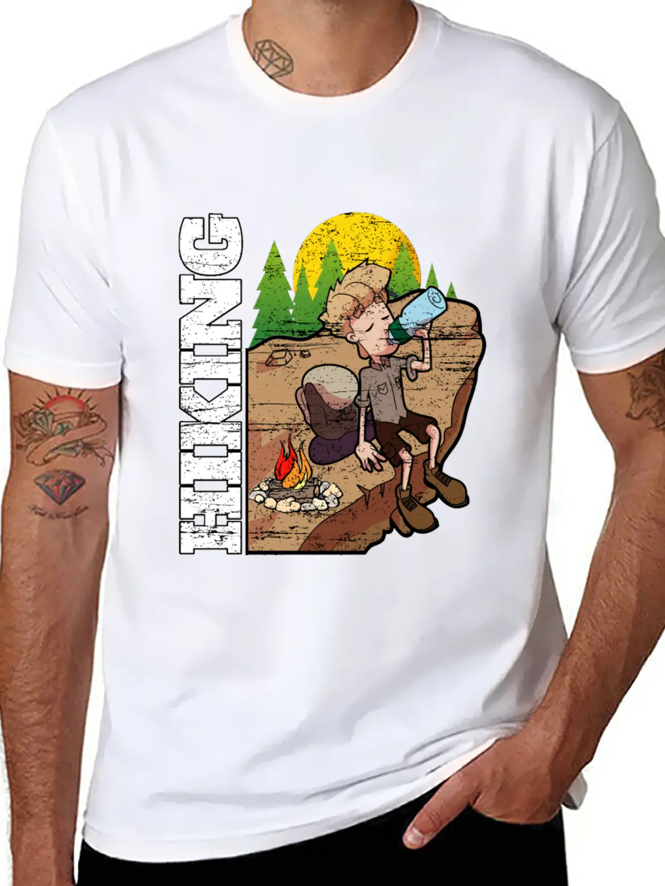 Hiking Timeless Short Sleeve Tee – Comfy And Minimalist Design