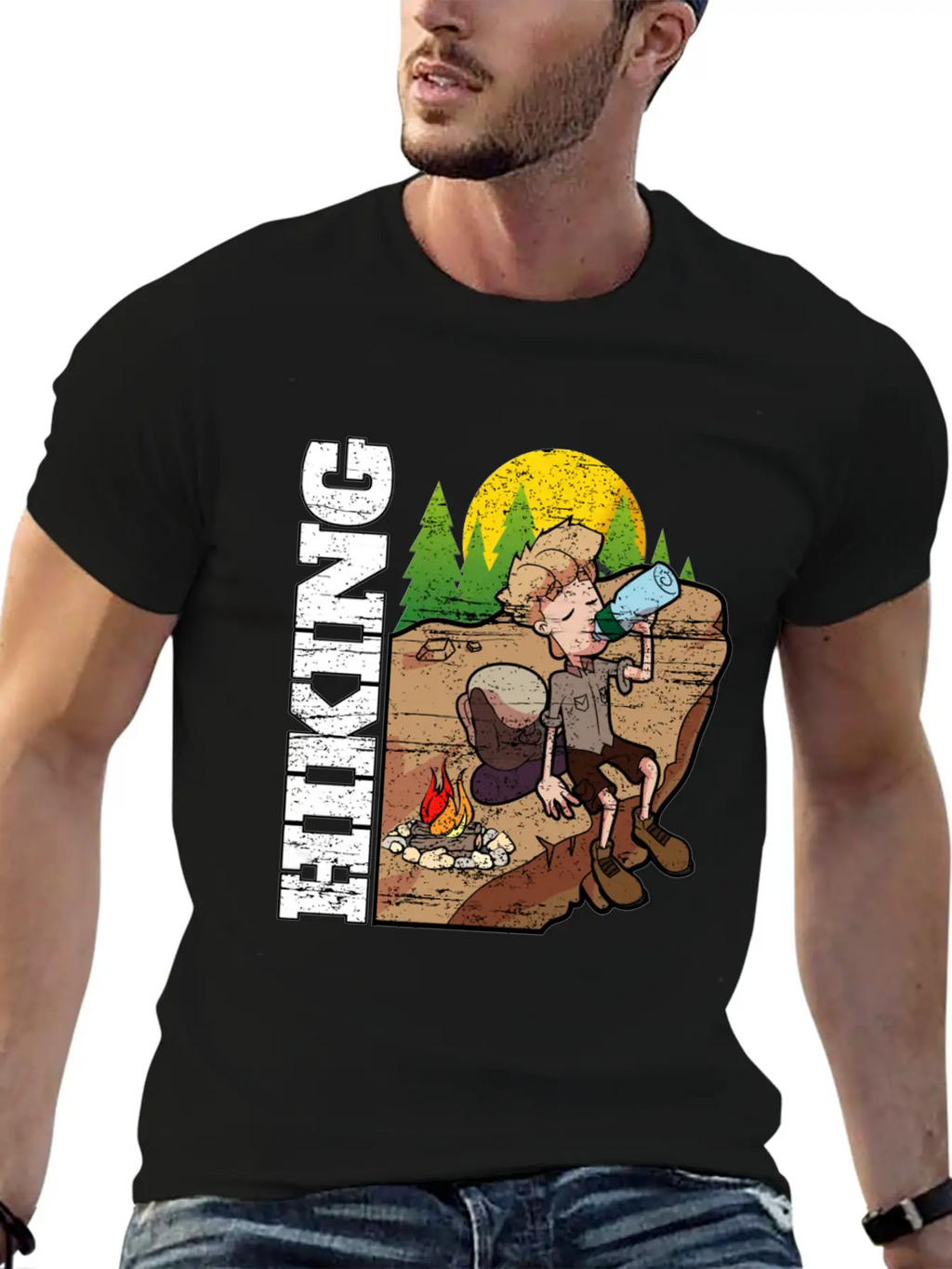 Hiking Timeless Short Sleeve Tee – Comfy And Minimalist Design