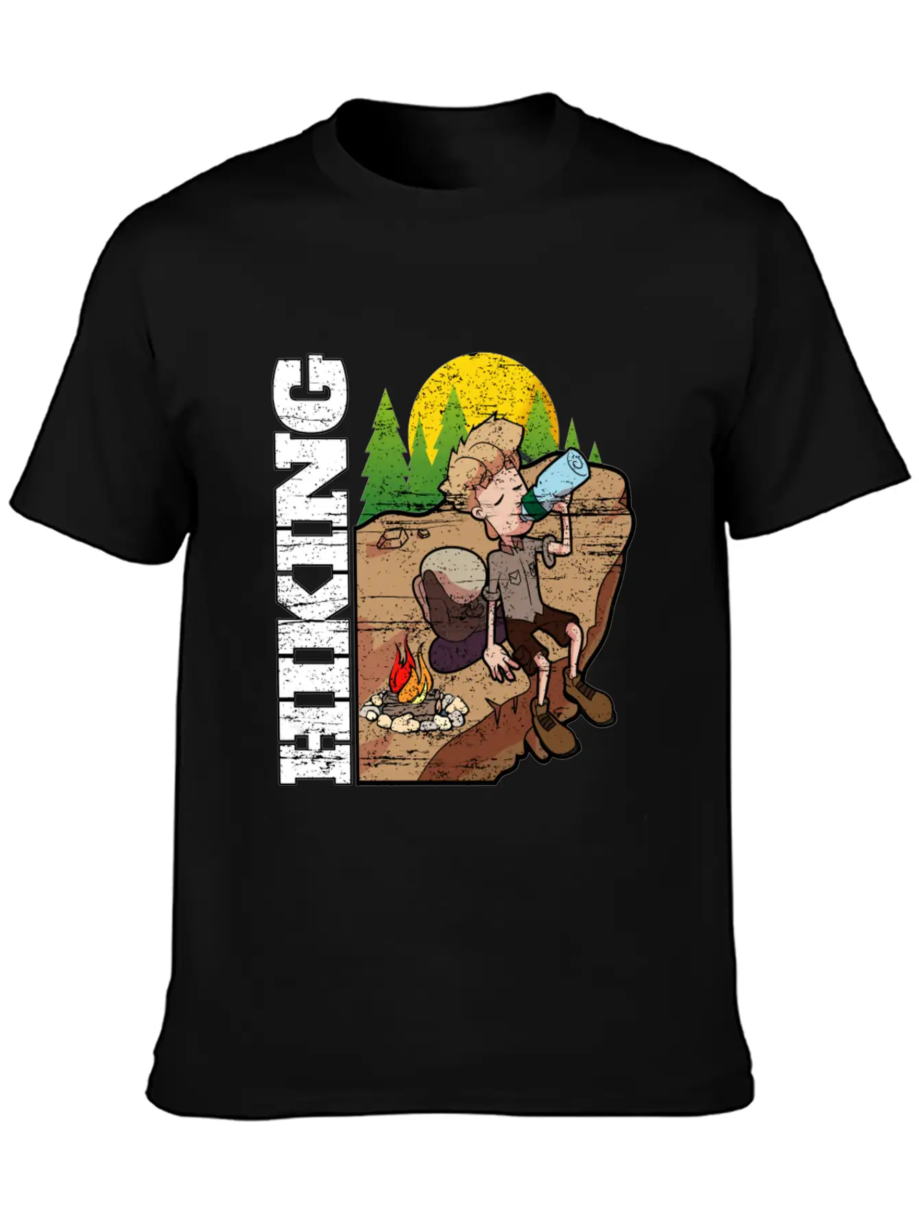 Hiking Timeless Short Sleeve Tee – Comfy And Minimalist Design