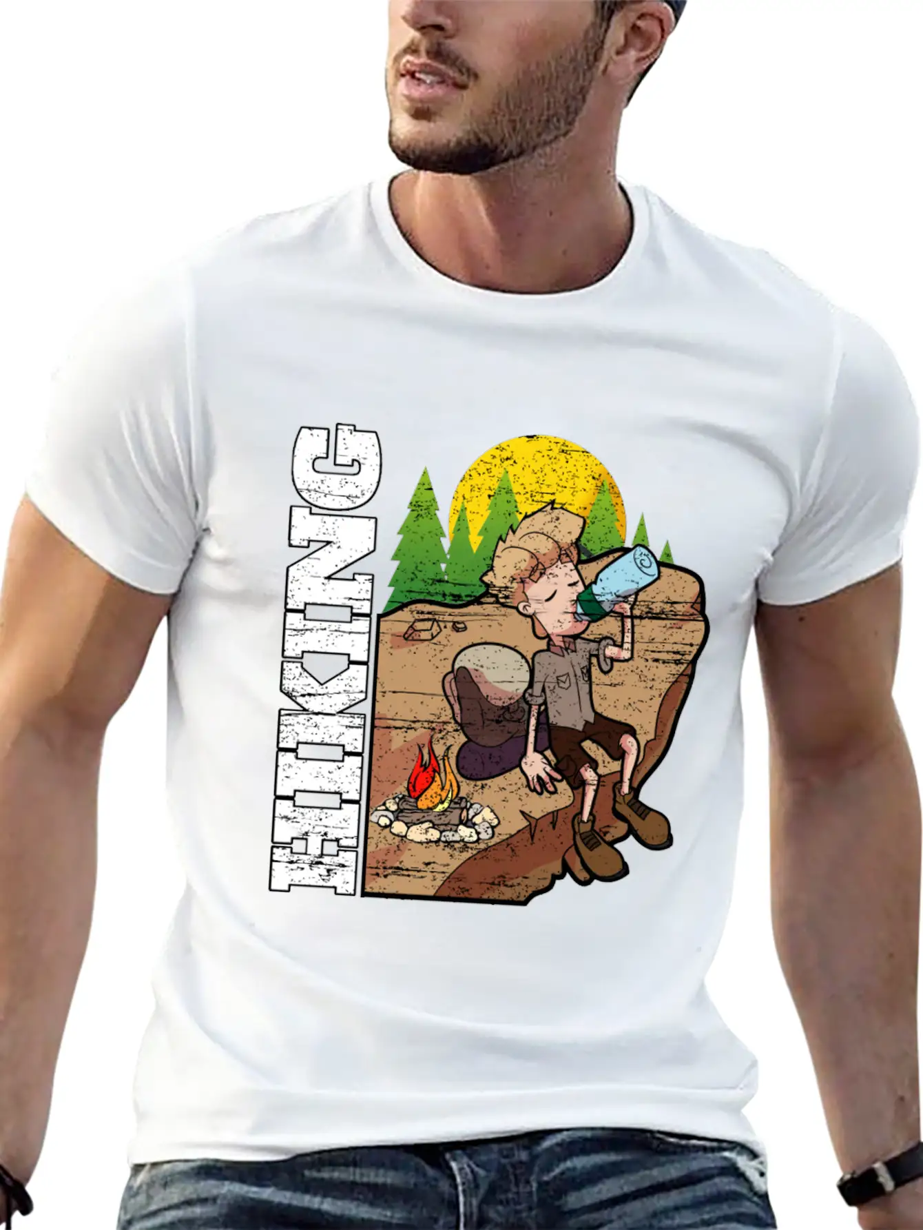 Hiking Timeless Short Sleeve Tee – Comfy And Minimalist Design
