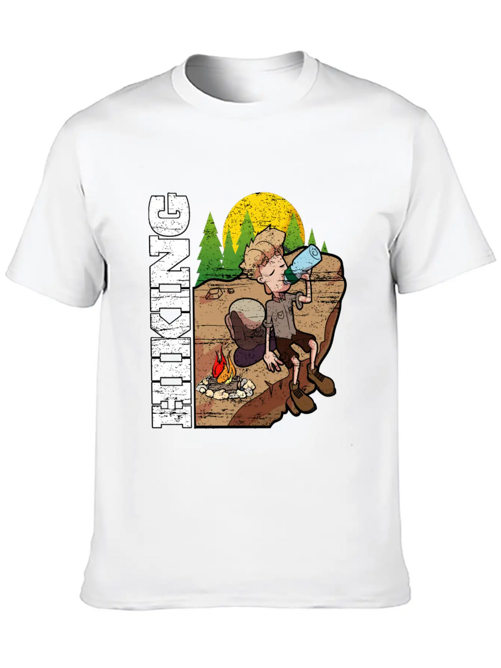Hiking Timeless Short Sleeve Tee – Comfy And Minimalist Design