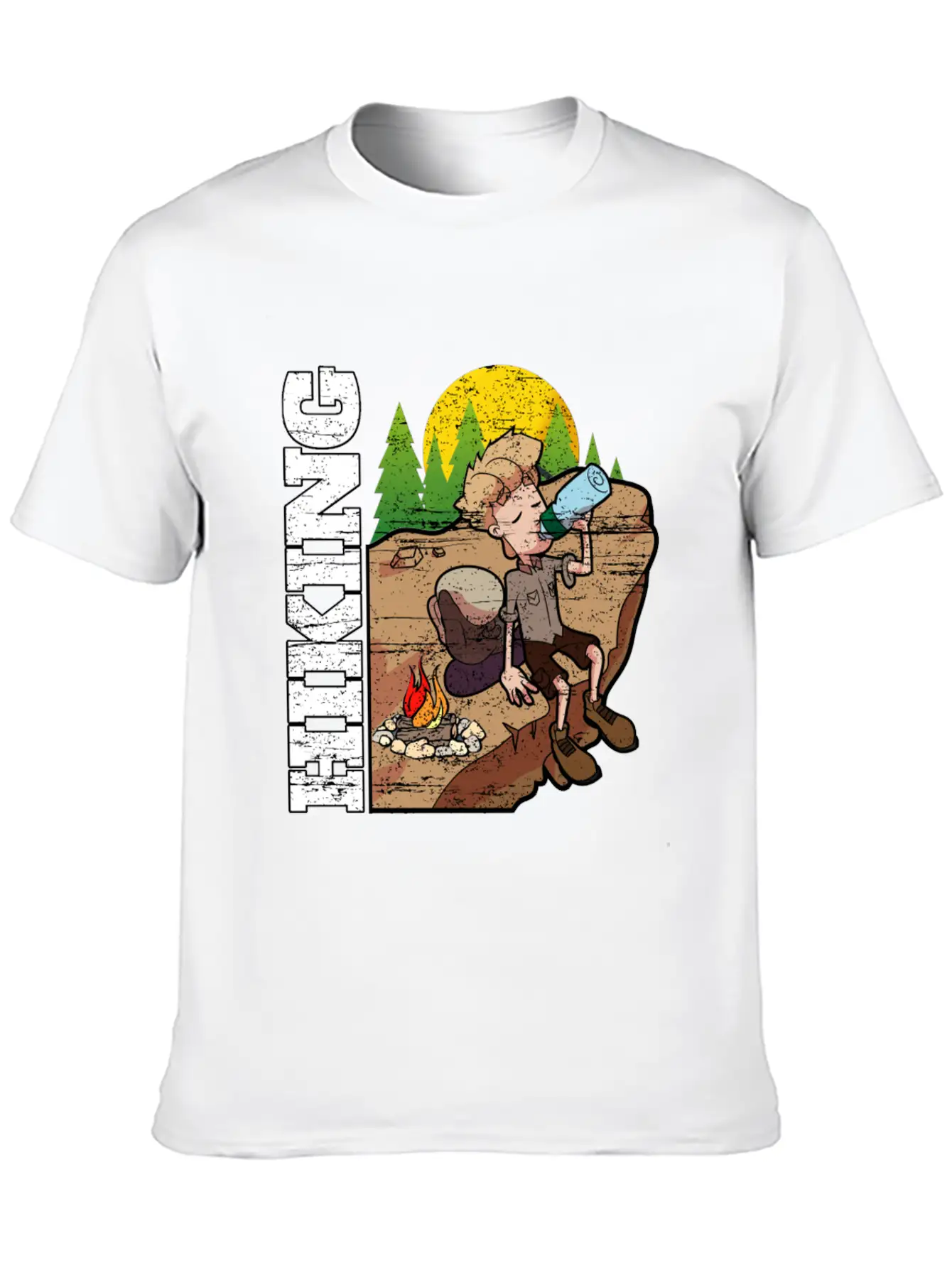 Hiking Timeless Short Sleeve Tee – Comfy And Minimalist Design