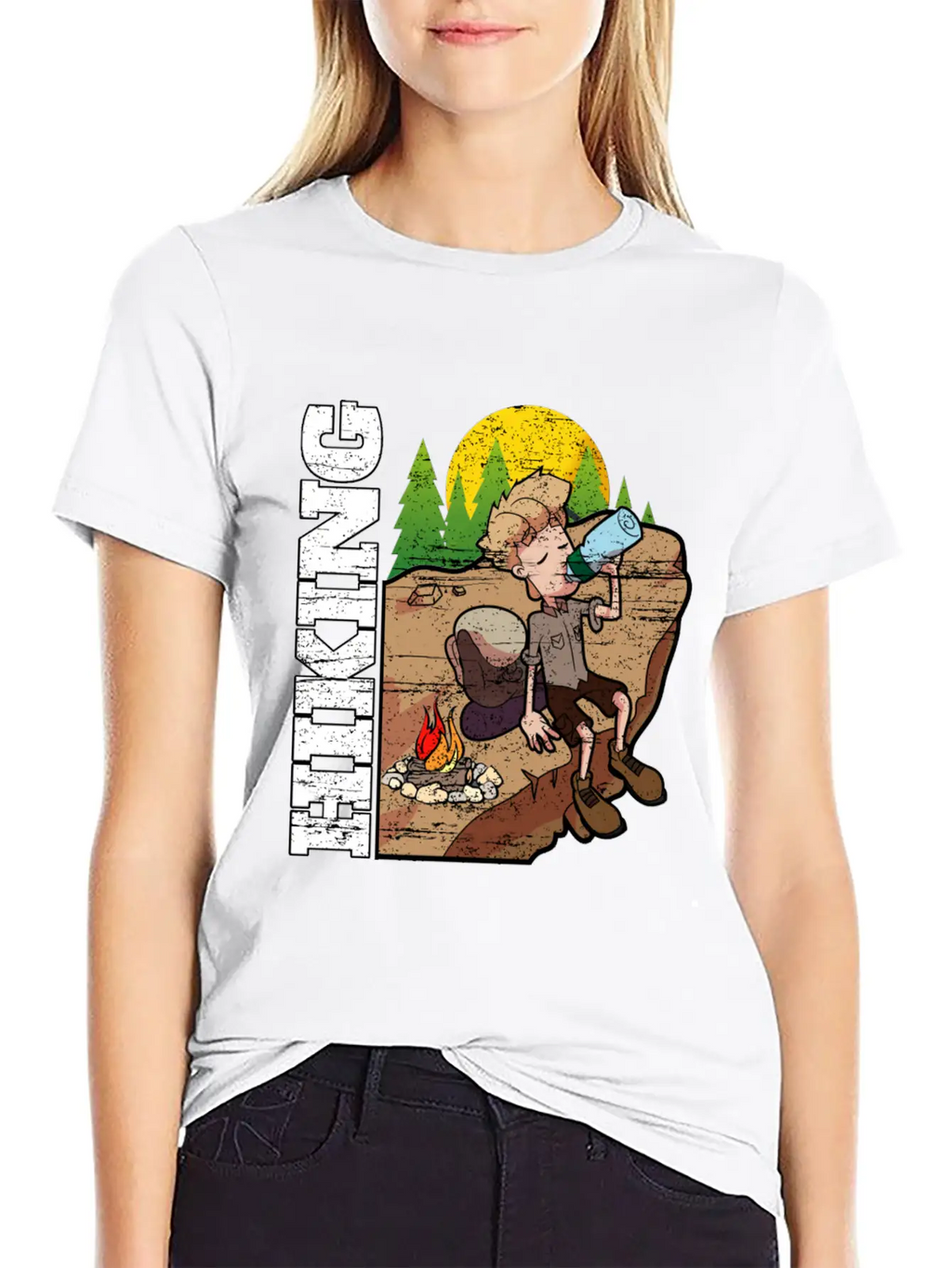 Hiking Timeless Short Sleeve Tee – Comfy And Minimalist Design