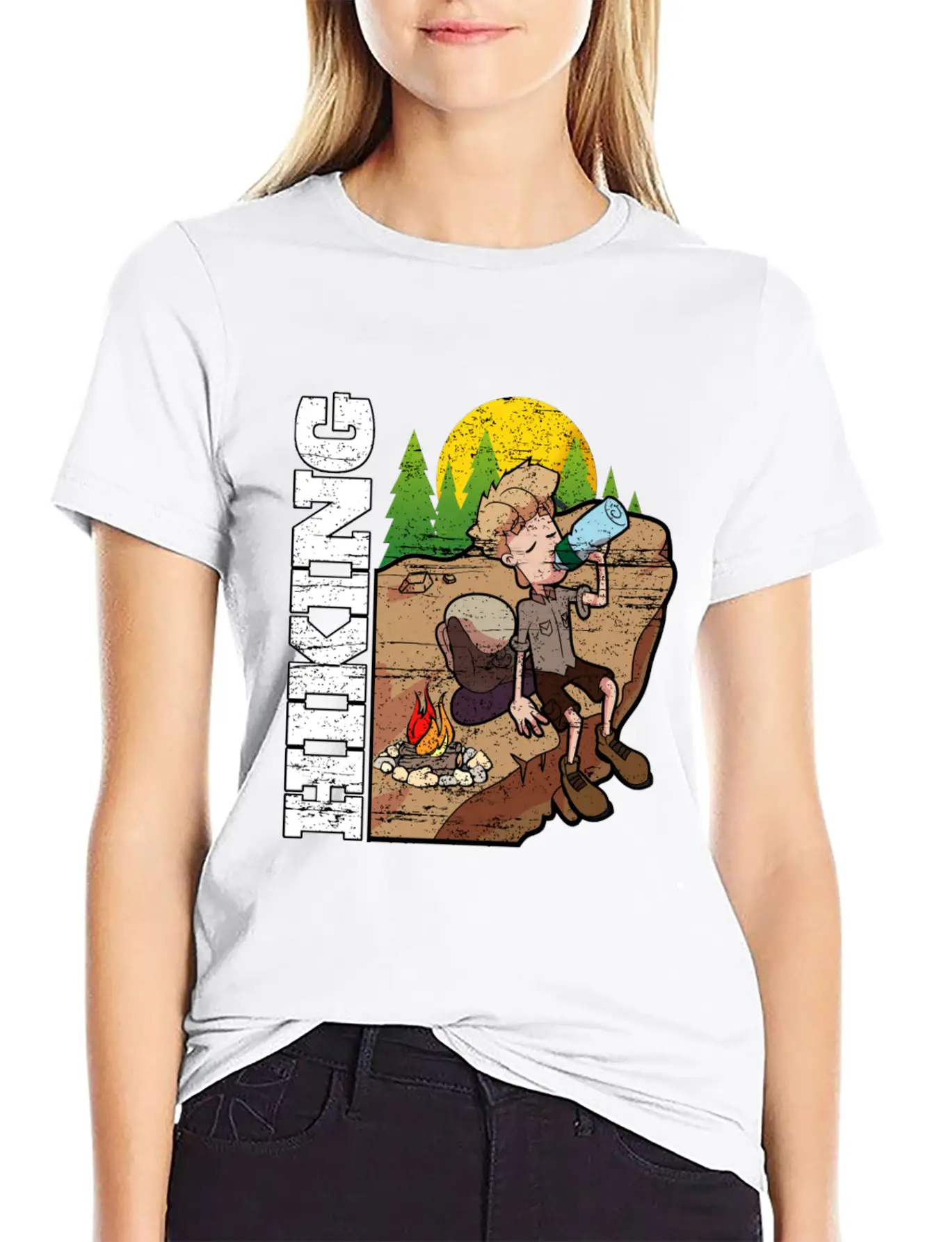 Hiking Timeless Short Sleeve Tee – Comfy And Minimalist Design