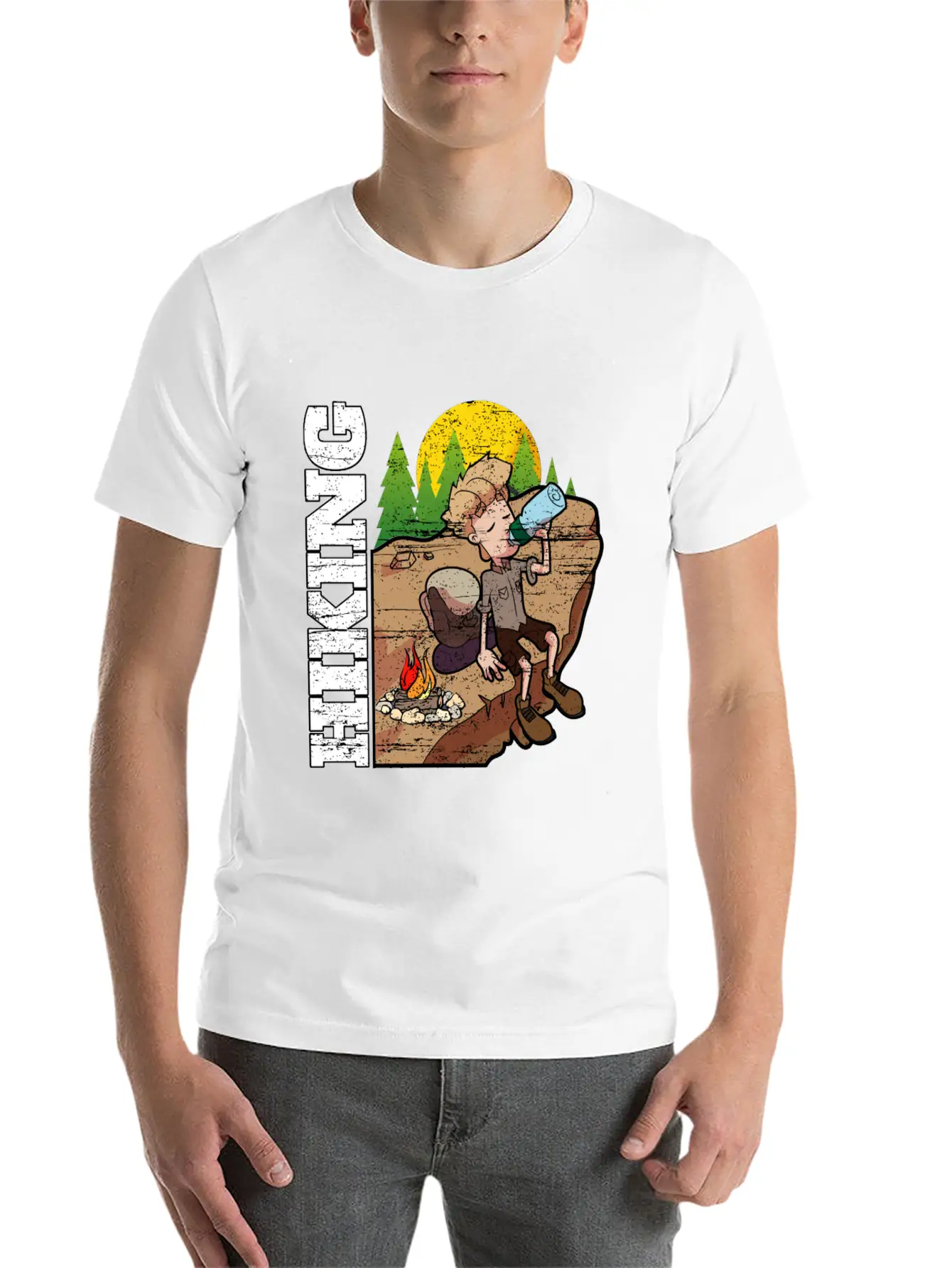 Hiking Timeless Short Sleeve Tee – Comfy And Minimalist Design