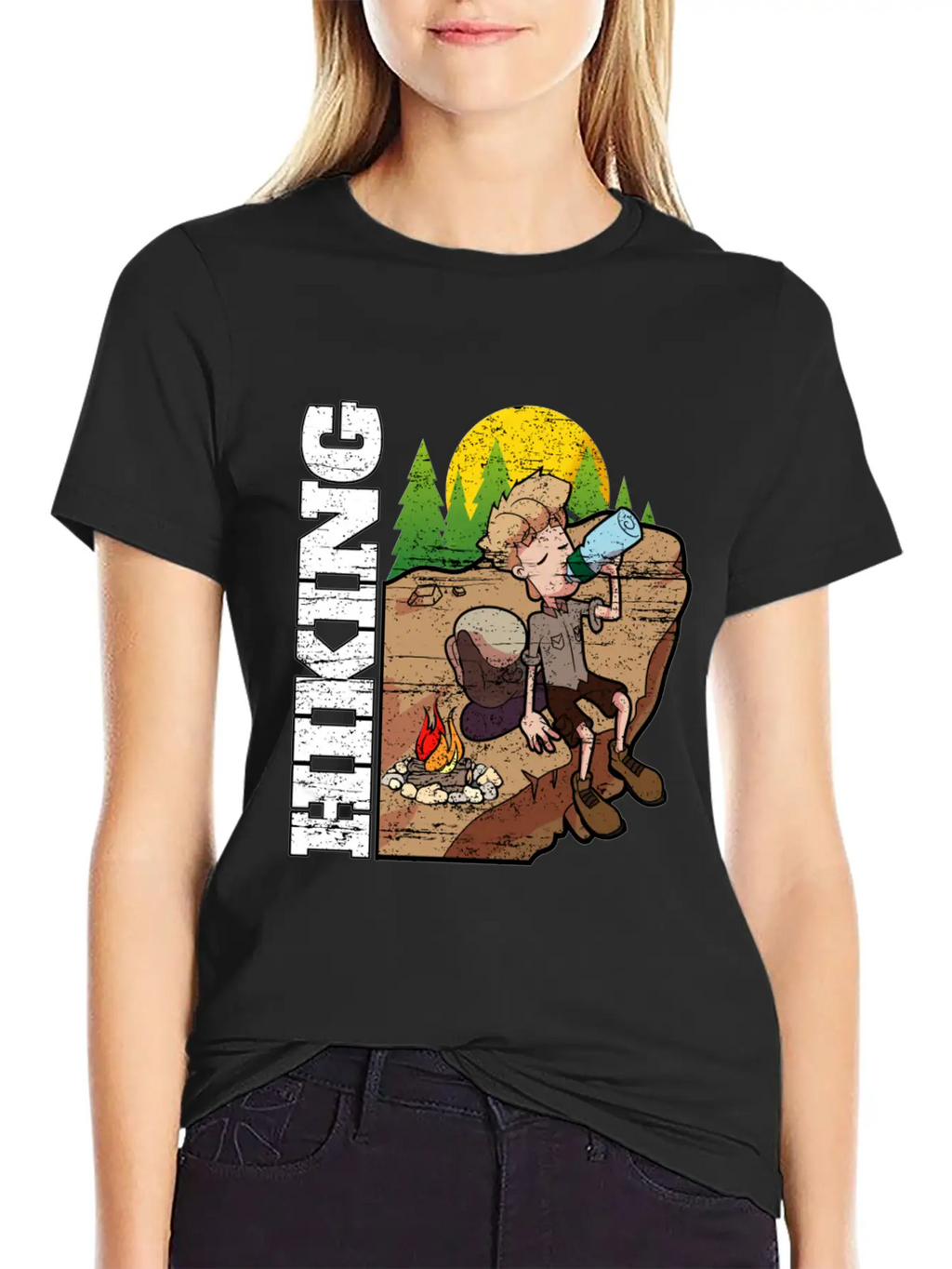 Hiking Timeless Short Sleeve Tee – Comfy And Minimalist Design