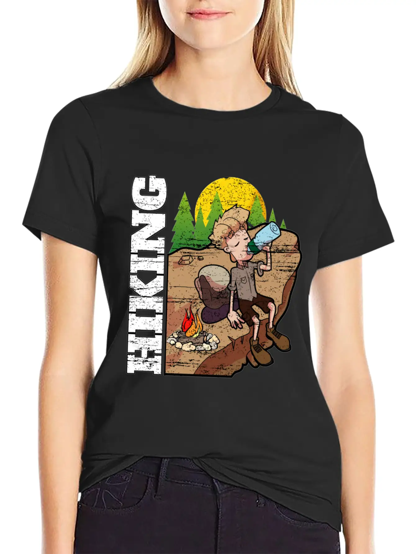 Hiking Timeless Short Sleeve Tee – Comfy And Minimalist Design