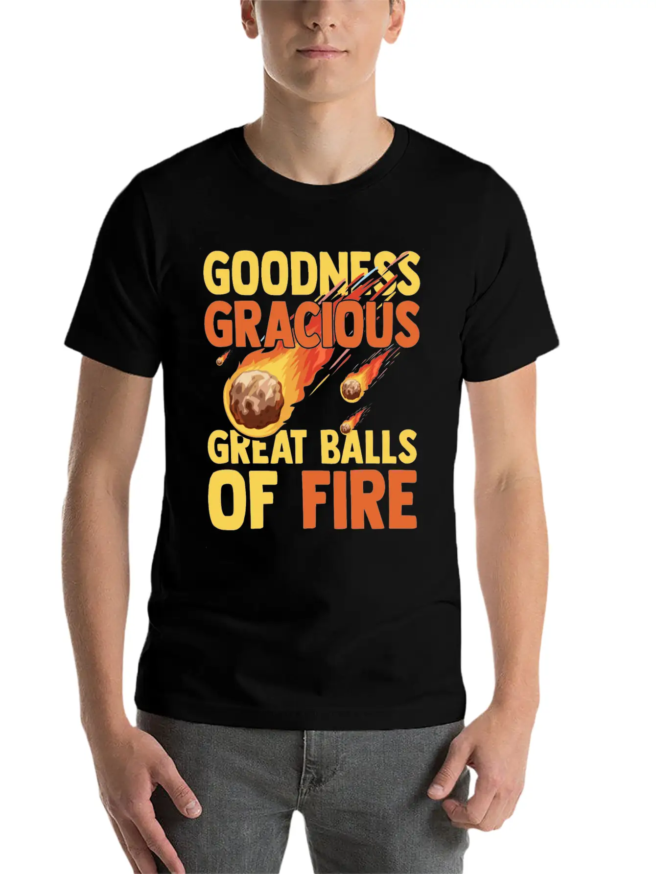 Hilarious Meteors Illustration Stargazers Essential Cotton Tee For Daily Outfits – Unisex Style