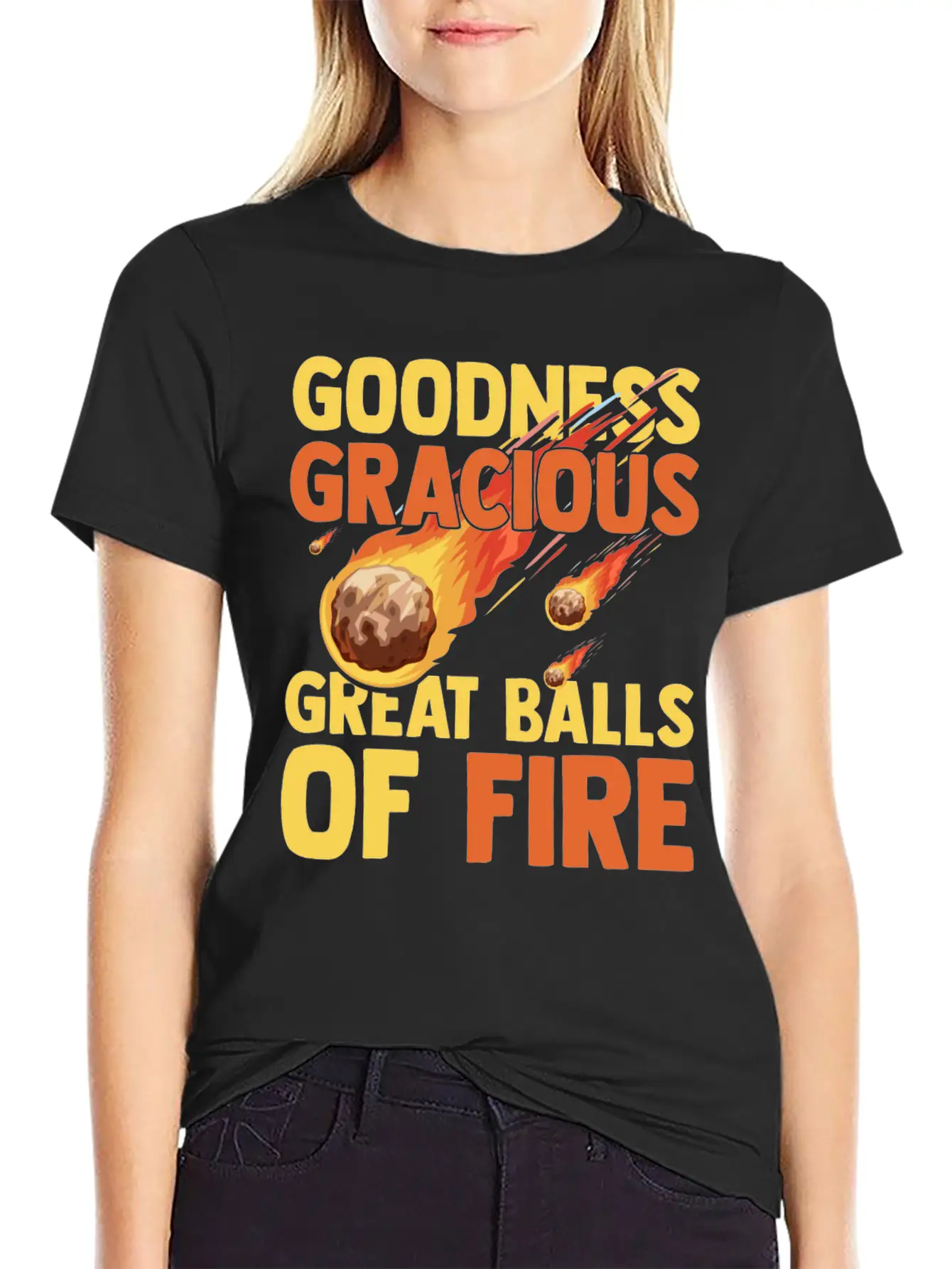 Hilarious Meteors Illustration Stargazers Essential Cotton Tee For Daily Outfits – Unisex Style
