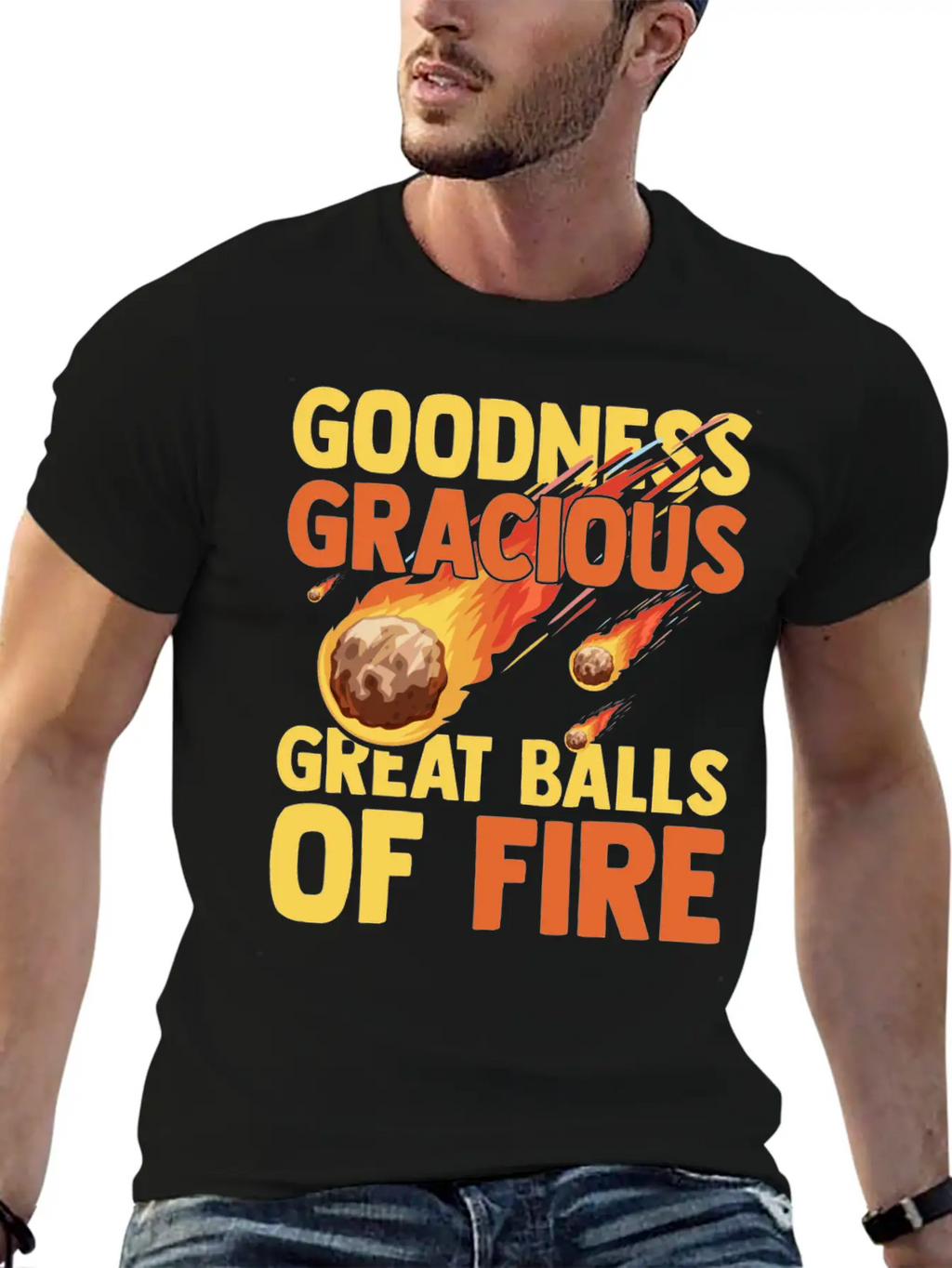 Hilarious Meteors Illustration Stargazers Essential Cotton Tee For Daily Outfits – Unisex Style