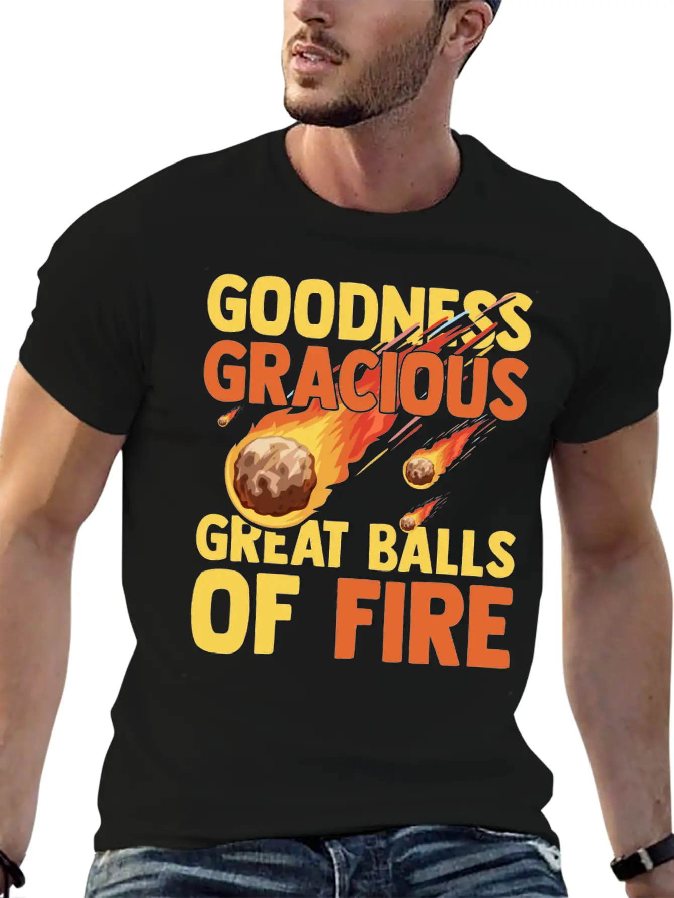 Hilarious Meteors Illustration Stargazers Essential Cotton Tee For Daily Outfits – Unisex Style