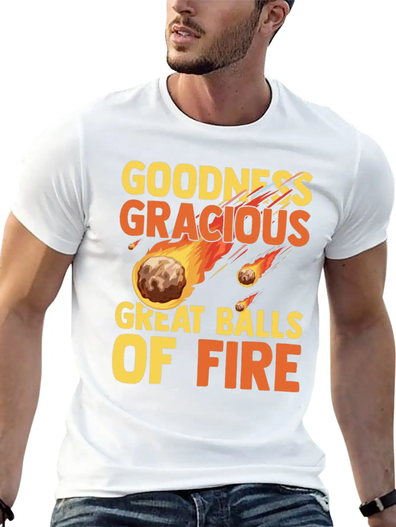 Hilarious Meteors Illustration Stargazers Essential Cotton Tee For Daily Outfits – Unisex Style