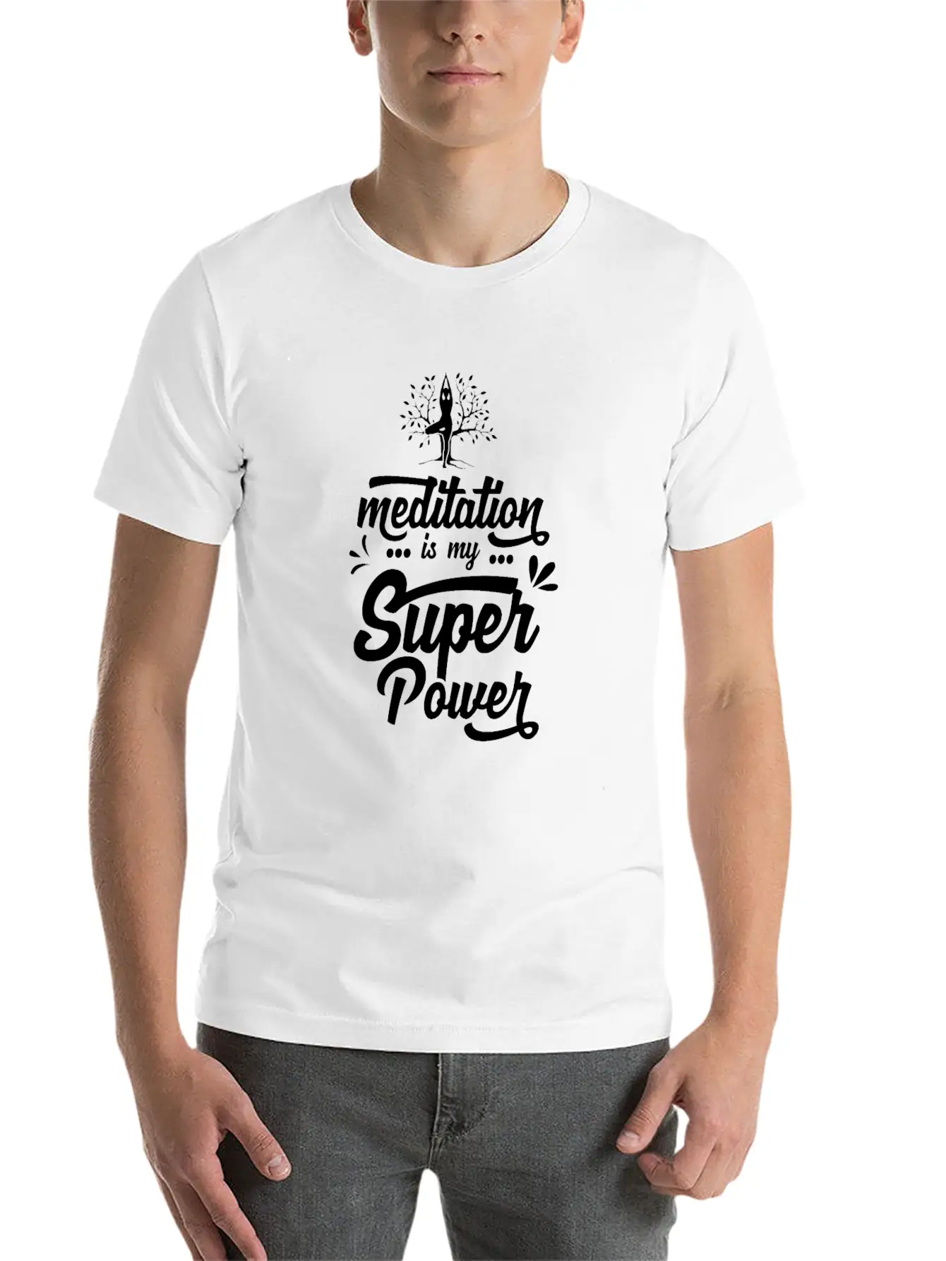 Hindu Buddhism Meditate Meditation Yoga Breathable Graphic T-Shirt – Perfect For Casual Days