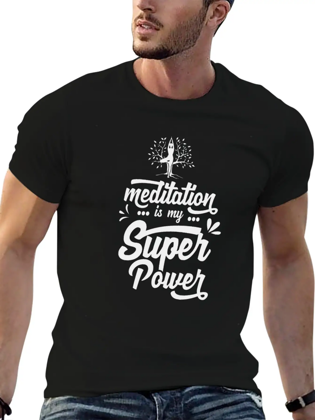 Hindu Buddhism Meditate Meditation Yoga Breathable Graphic T-Shirt – Perfect For Casual Days