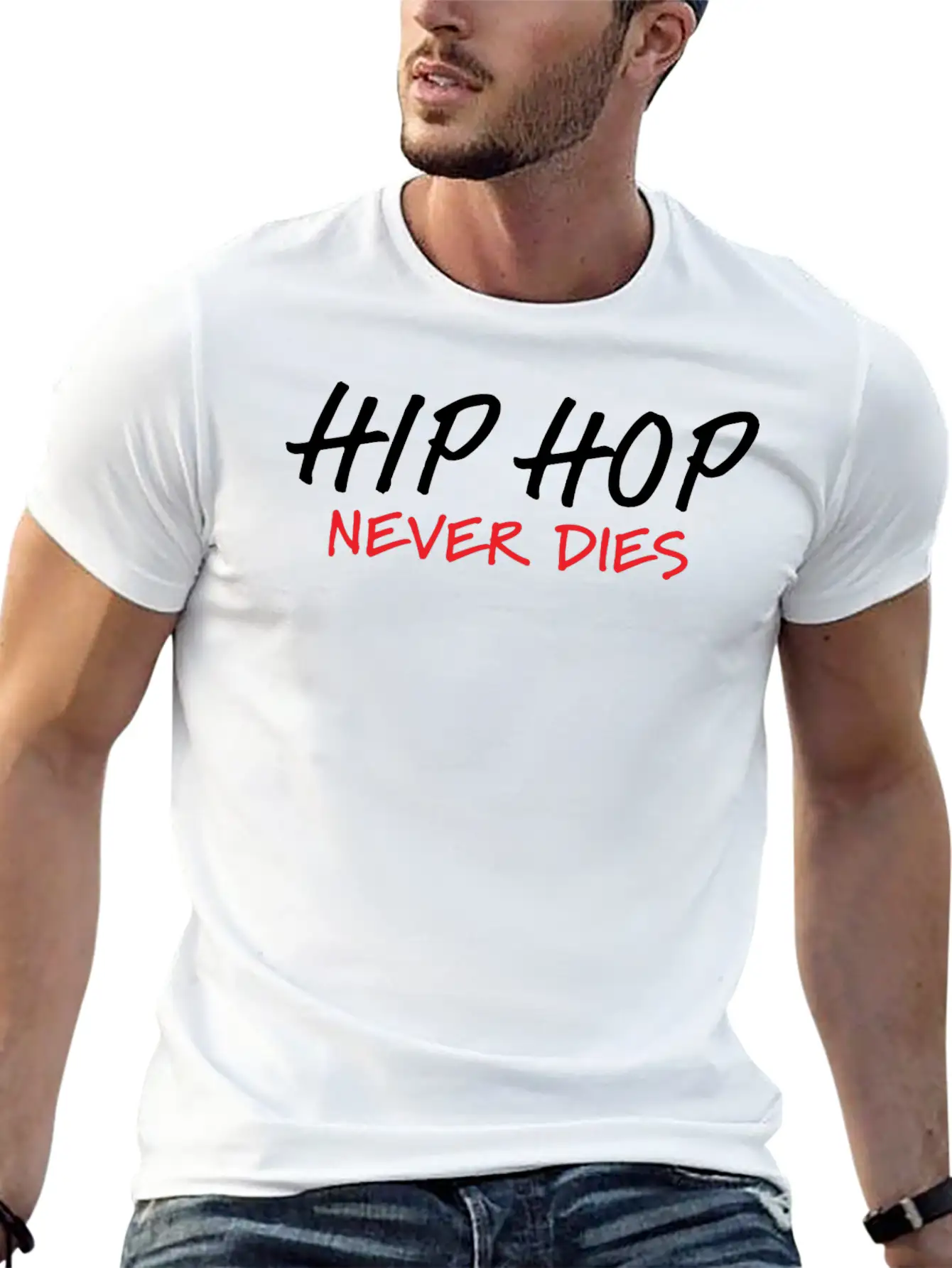 Hip Hop Breathable Graphic T-Shirt – Perfect For Casual Days