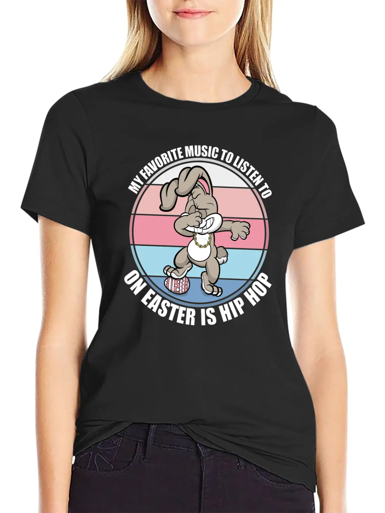 Hip Hop Bunny Classic Cotton Tee – Unisex Comfort For Any Season