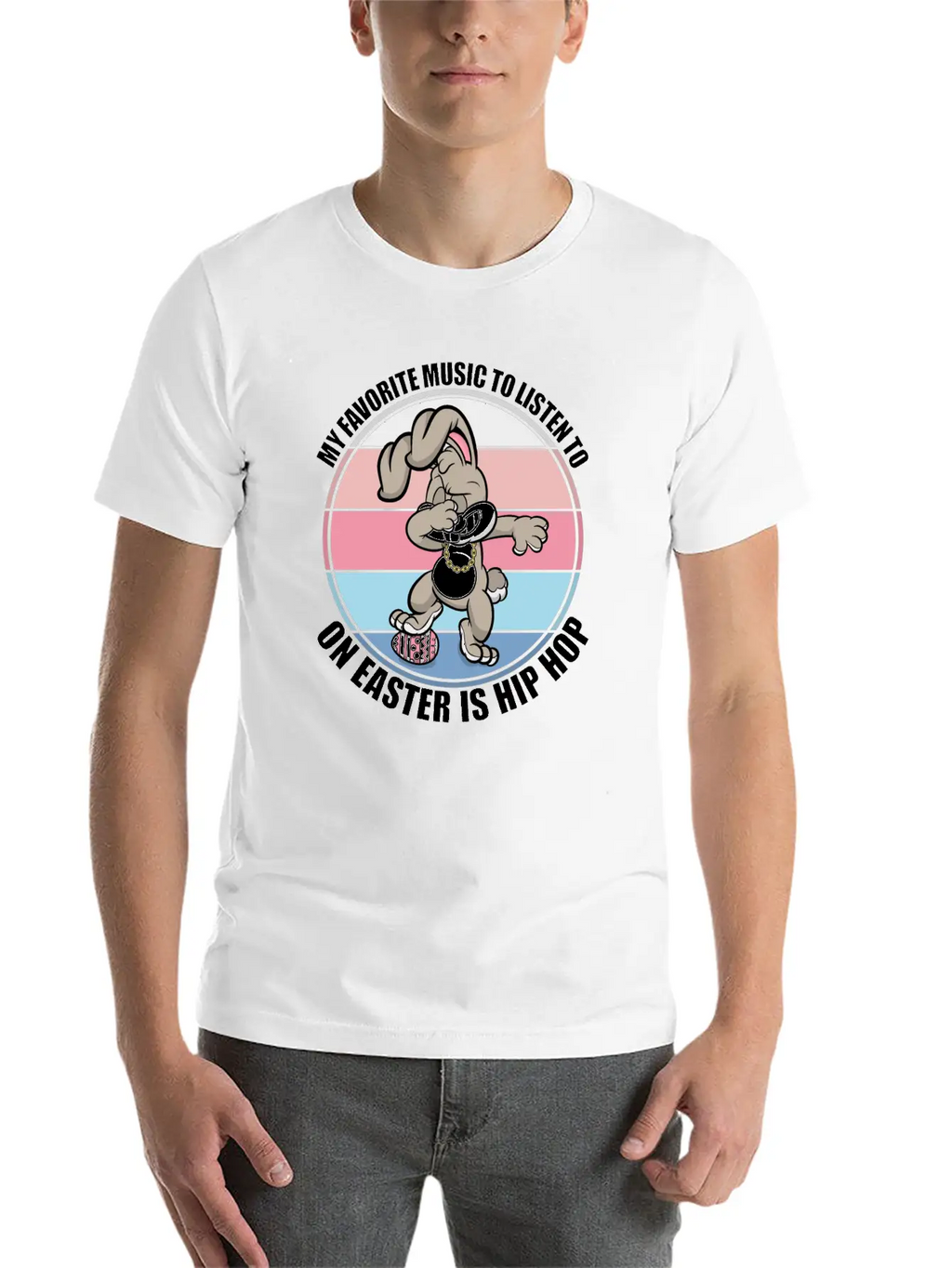 Hip Hop Bunny Classic Cotton Tee – Unisex Comfort For Any Season