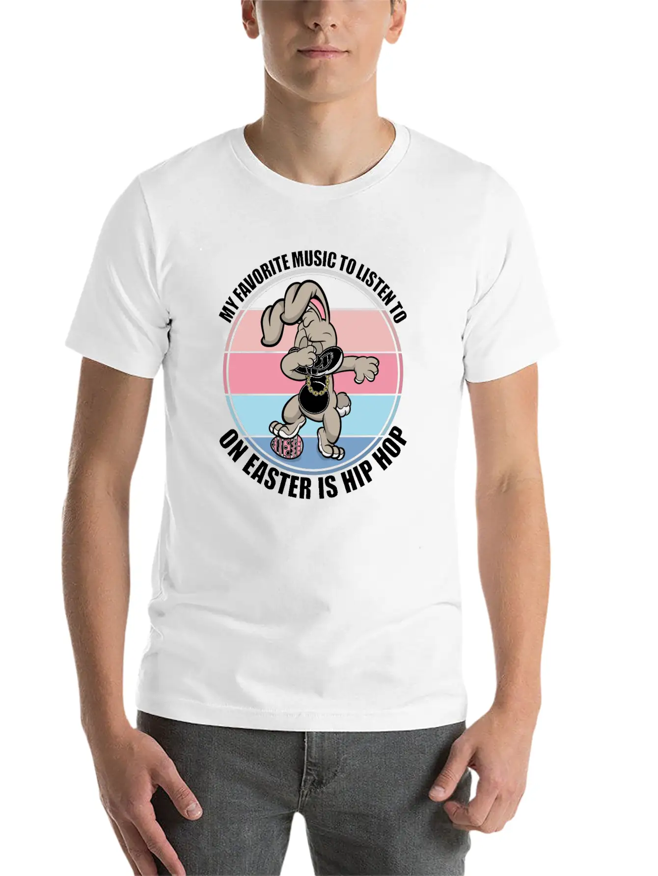 Hip Hop Bunny Classic Cotton Tee – Unisex Comfort For Any Season