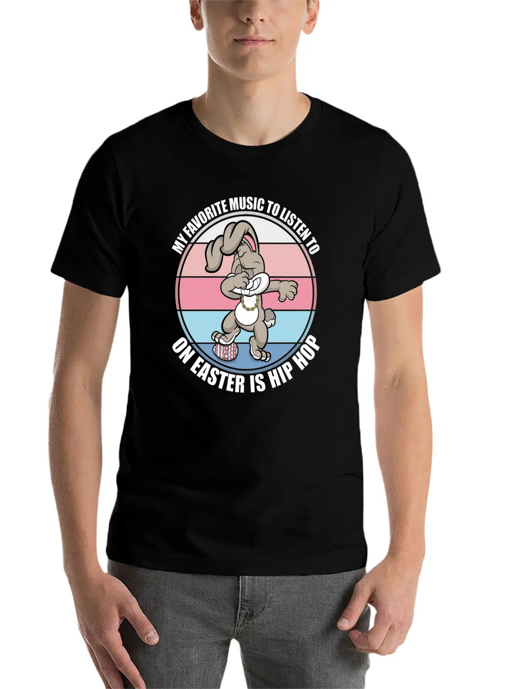 Hip Hop Bunny Classic Cotton Tee – Unisex Comfort For Any Season