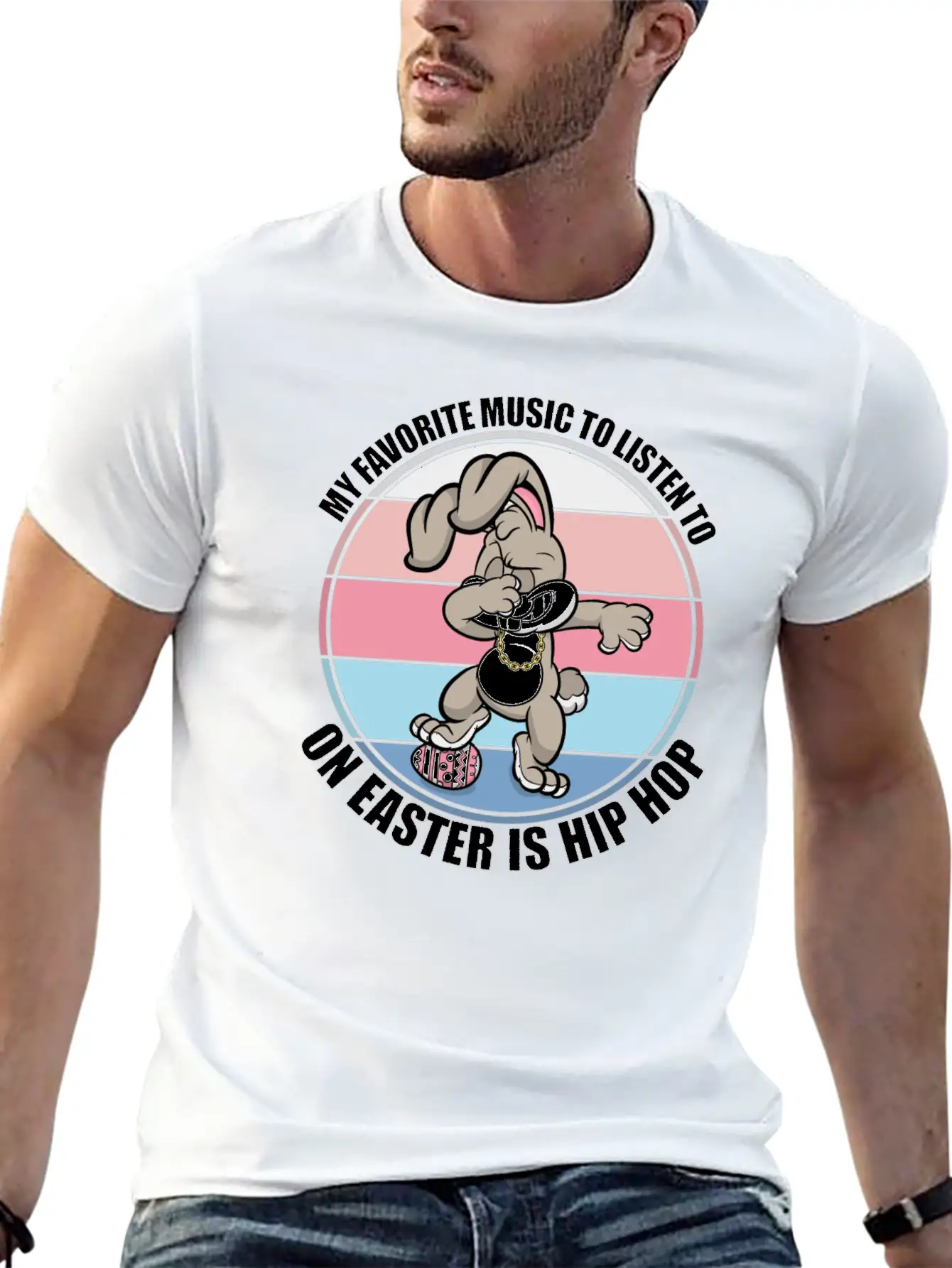 Hip Hop Bunny Classic Cotton Tee – Unisex Comfort For Any Season