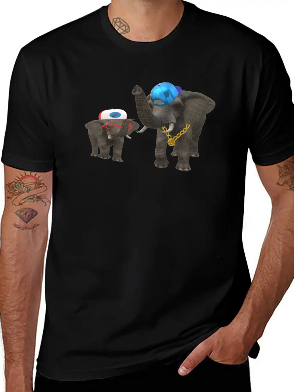 Hip Hop Ele Classic Cotton Tee – Unisex Comfort For Any Season