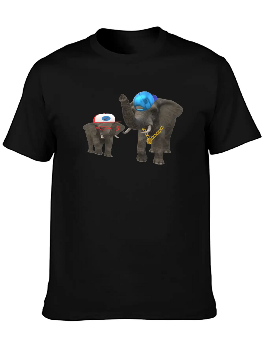 Hip Hop Ele Classic Cotton Tee – Unisex Comfort For Any Season